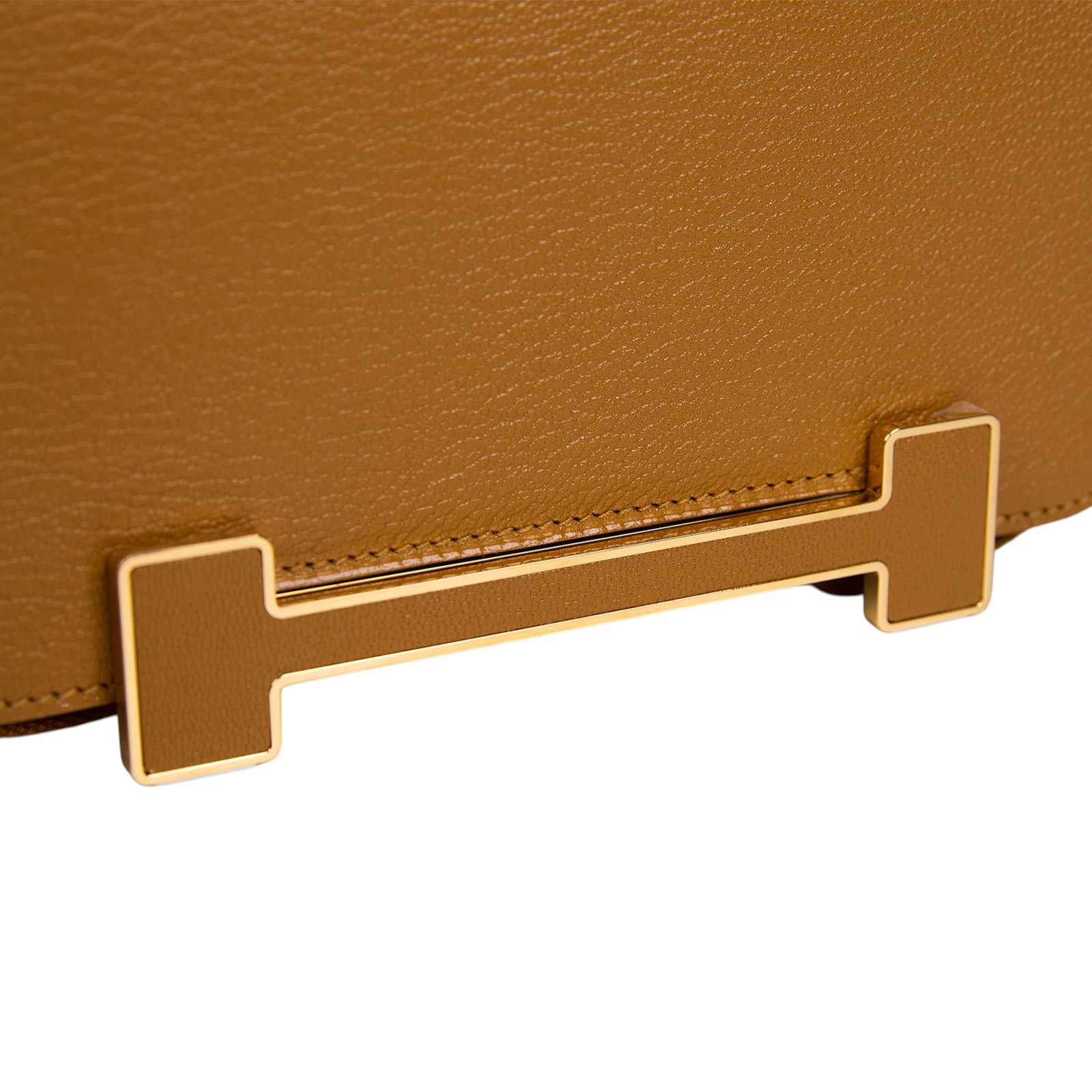 愛馬仕 Hermès Geta Nata 金扣 木屐 斜背包 H083052CCAI U刻 焦糖棕GETA 原廠盒子/防塵袋/台灣購買證明
