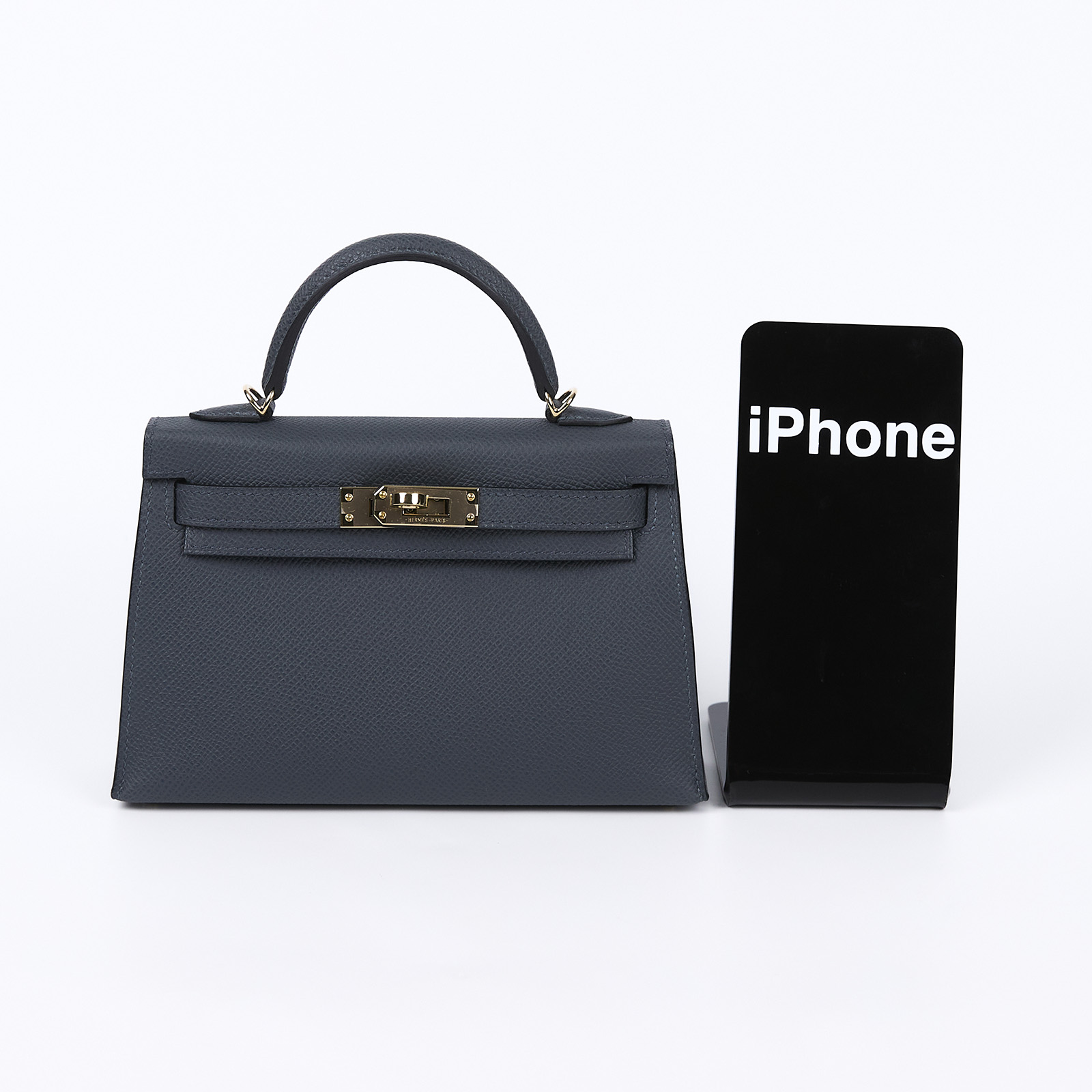 愛馬仕 Hermès Kelly Bag 凱莉包 mini II H085698 H085698/K刻  原廠盒子/防塵袋/背帶/購買證明
