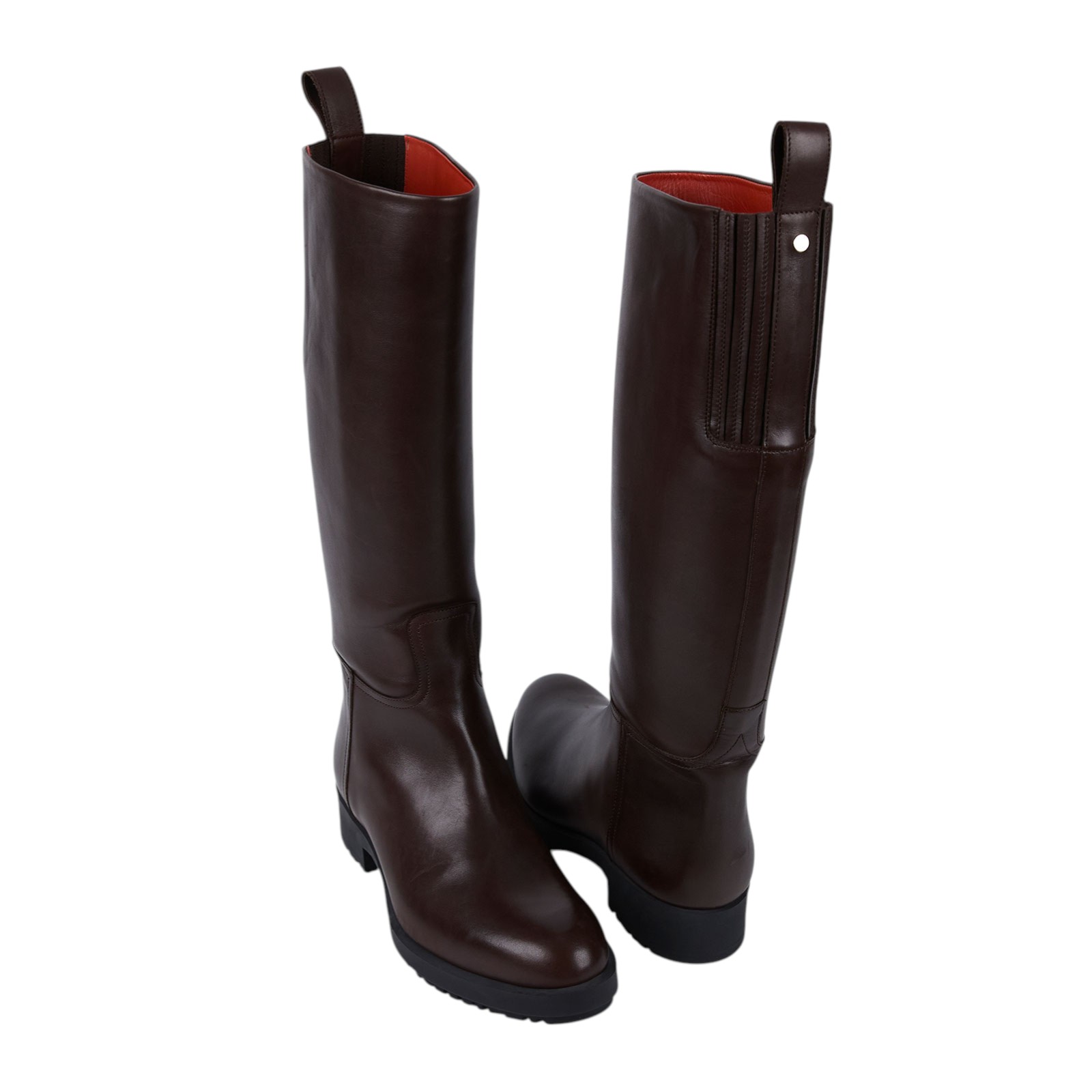 愛馬仕 Hermès Steeple 女士長靴 H800405Ev01400 #40 棕長靴 無附屬品