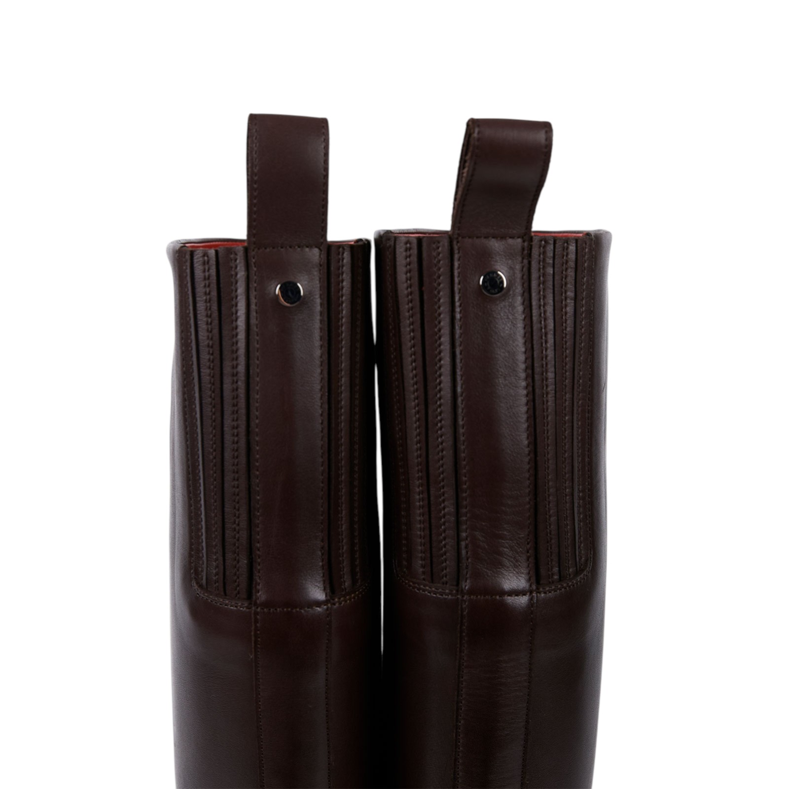 愛馬仕 Hermès Steeple 女士長靴 H800405Ev01400 #40 棕長靴 無附屬品