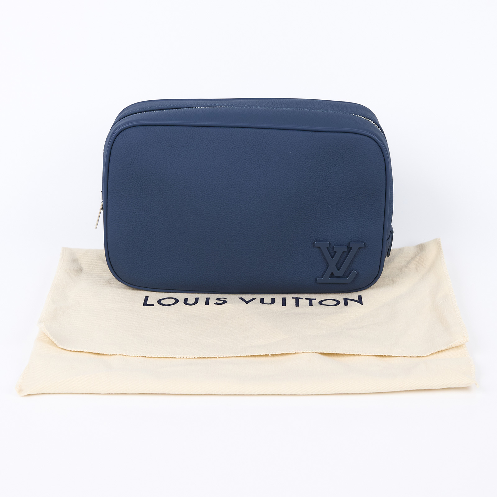 路易威登 LOUIS VUITTON Toilet Pouch 洗漱包 M20912 晶片款 藍TOILET POUCH 防塵袋