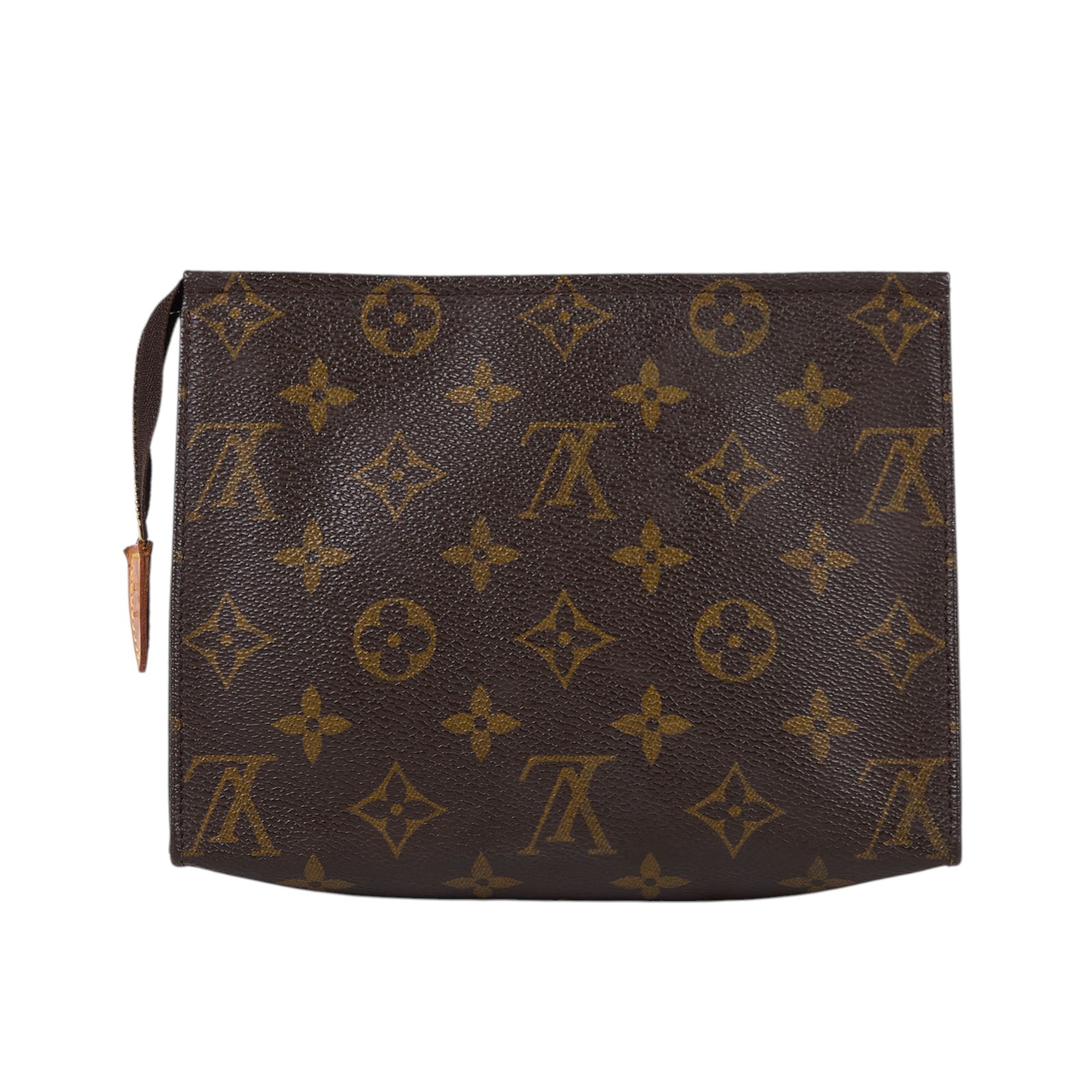 路易威登 LOUIS VUITTON Toiletry Pouch On Chain 經典帆布 肩背鍊帶 化妝包 盥洗包 M47544 原花手拿包 防塵袋