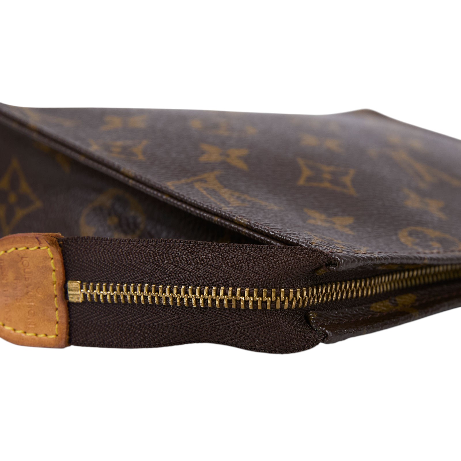 路易威登 LOUIS VUITTON Toiletry Pouch On Chain 經典帆布 肩背鍊帶 化妝包 盥洗包 M47544 原花手拿包 防塵袋