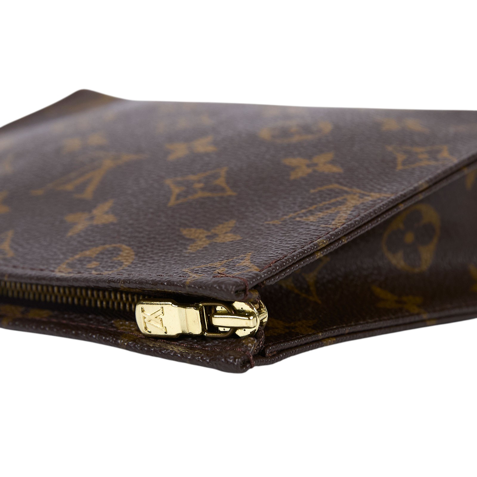路易威登 LOUIS VUITTON Toiletry Pouch On Chain 經典帆布 肩背鍊帶 化妝包 盥洗包 M47544 原花手拿包 防塵袋