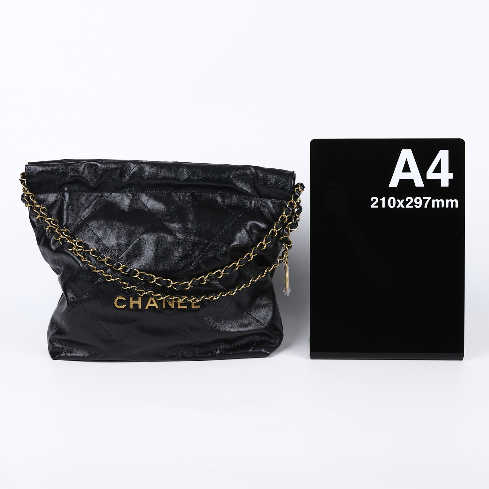 香奈兒 CHANEL 22 小型 束口包 AS3260 晶片款 黑金22包 小號 原廠盒子/防塵袋