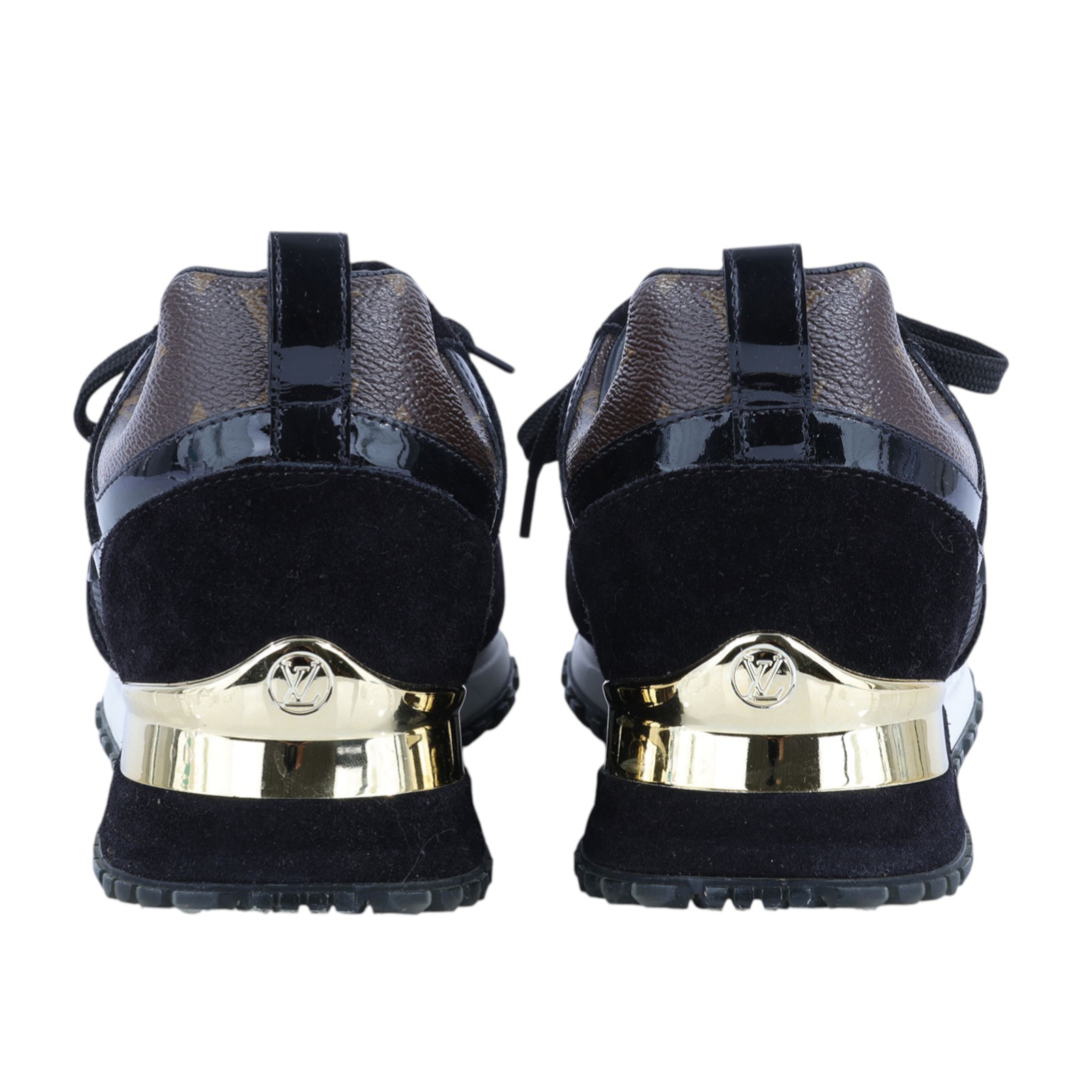 路易威登 LOUIS VUITTON Run Away運動鞋 女鞋 1A3CW1 黑原花RUN AWAY #36.5 原廠盒子/防塵袋/鞋帶
