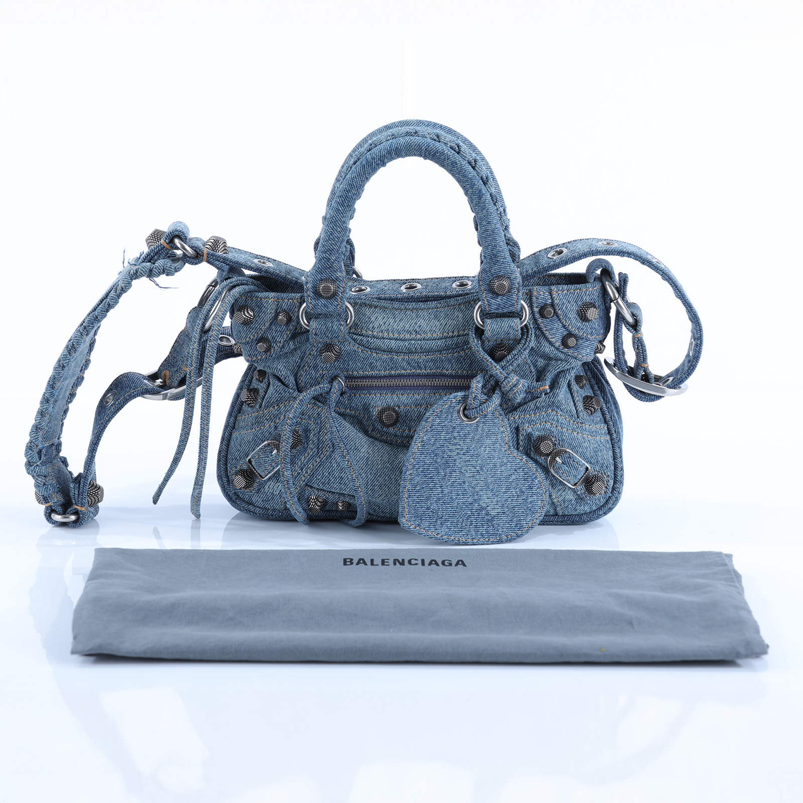 巴黎世家 BALENCIAGA Neo Cagole 機車包 7515232AANY 牛仔Neo Cagole 防塵袋