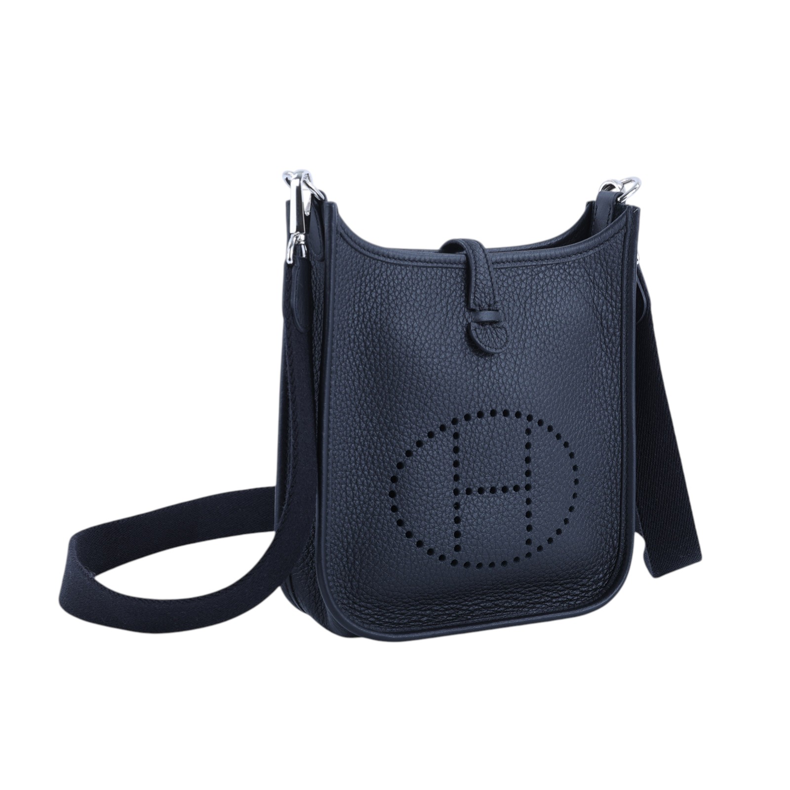 愛馬仕 Hermès Evelyne 16 Amazone bag 伊芙琳包 黑色 銀色五金 H069426CKAV W刻  原廠盒子/防塵袋/購買證明