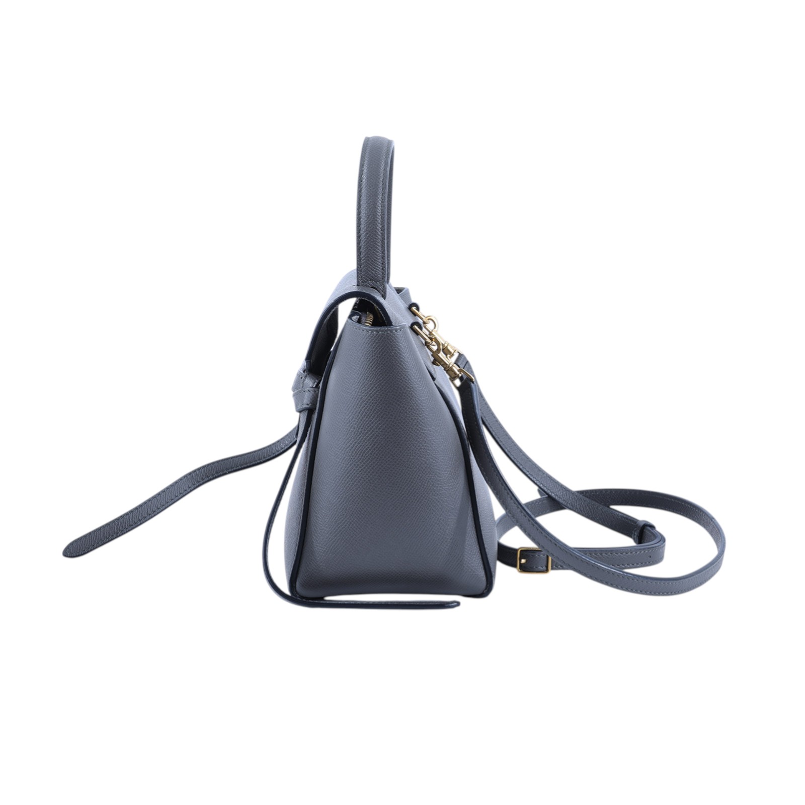 思琳 CELINE 珠地小牛皮 袖珍型 Belt 手袋 189003ZVA 深灰BELT BAG NANO 防塵袋