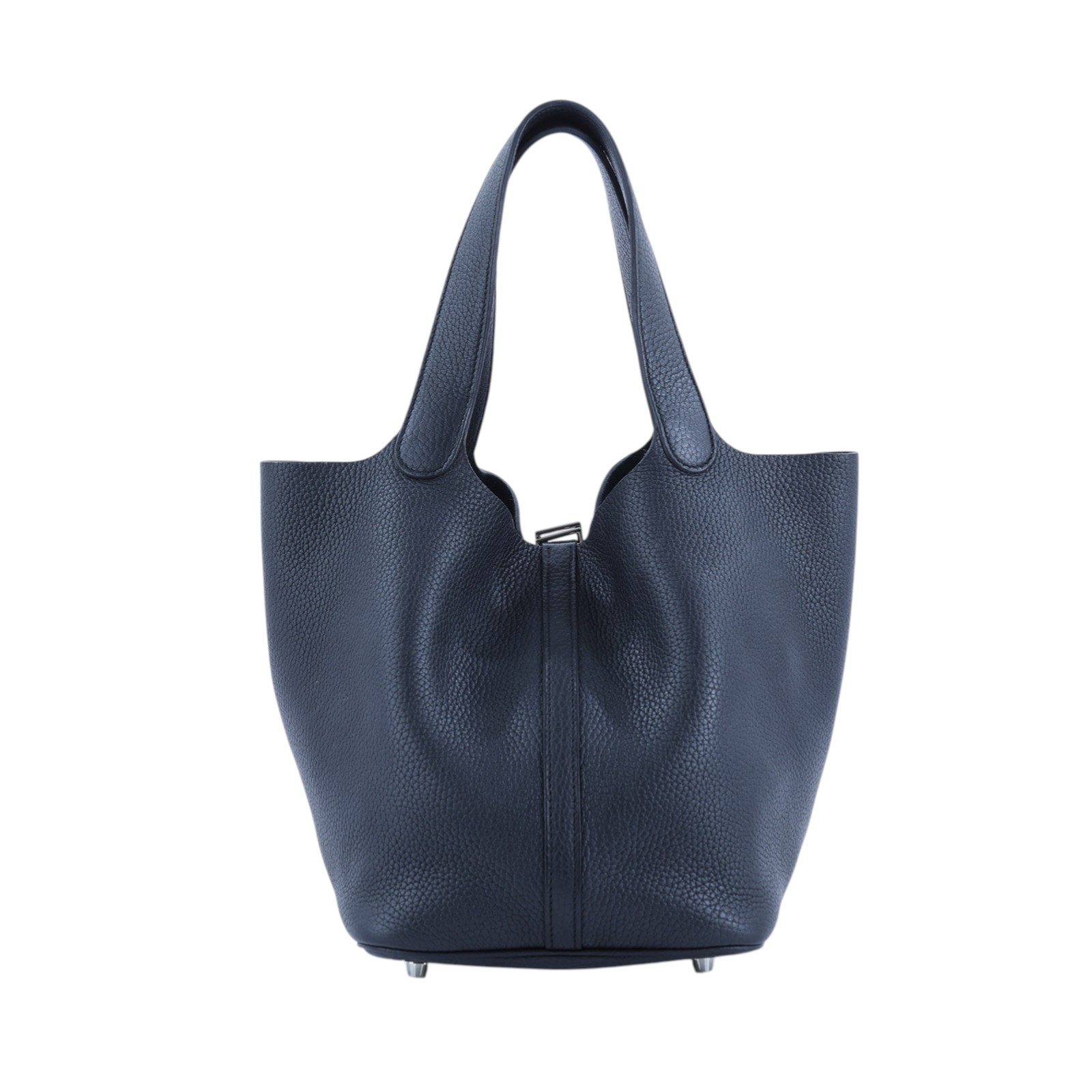 愛馬仕 Hermès Picotin Lock 22 菜籃子包 PT22 C刻/缺鑰匙 黑PICOTIN22 鎖