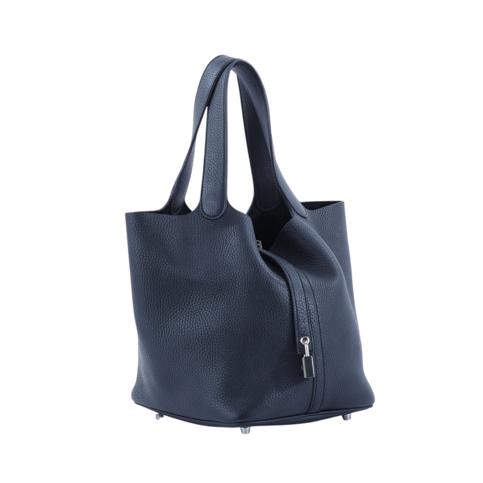 愛馬仕 Hermès Picotin Lock 22 菜籃子包 PT22 C刻/缺鑰匙 黑PICOTIN22 鎖