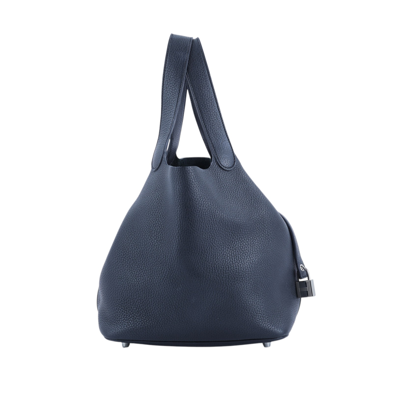 愛馬仕 Hermès Picotin Lock 22 菜籃子包 PT22 C刻/缺鑰匙 黑PICOTIN22 鎖