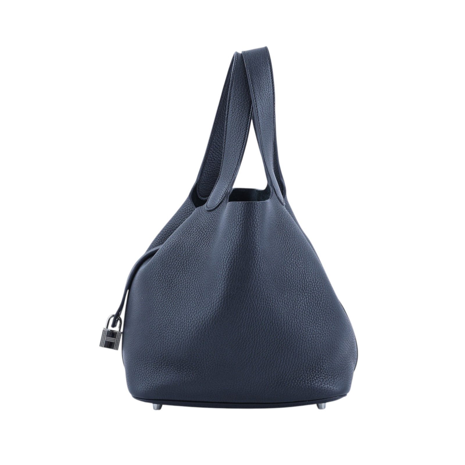 愛馬仕 Hermès Picotin Lock 22 菜籃子包 PT22 C刻/缺鑰匙 黑PICOTIN22 鎖