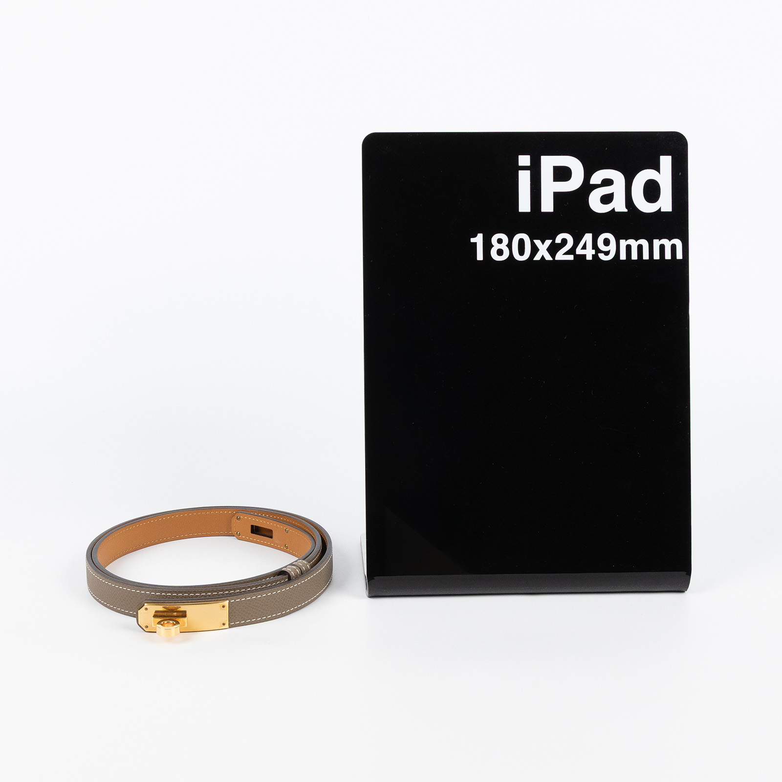 愛馬仕 Hermes Kelly 18 腰帶 大象灰 金色五金 H069853CC18 大象灰KELLY皮帶 無附屬品