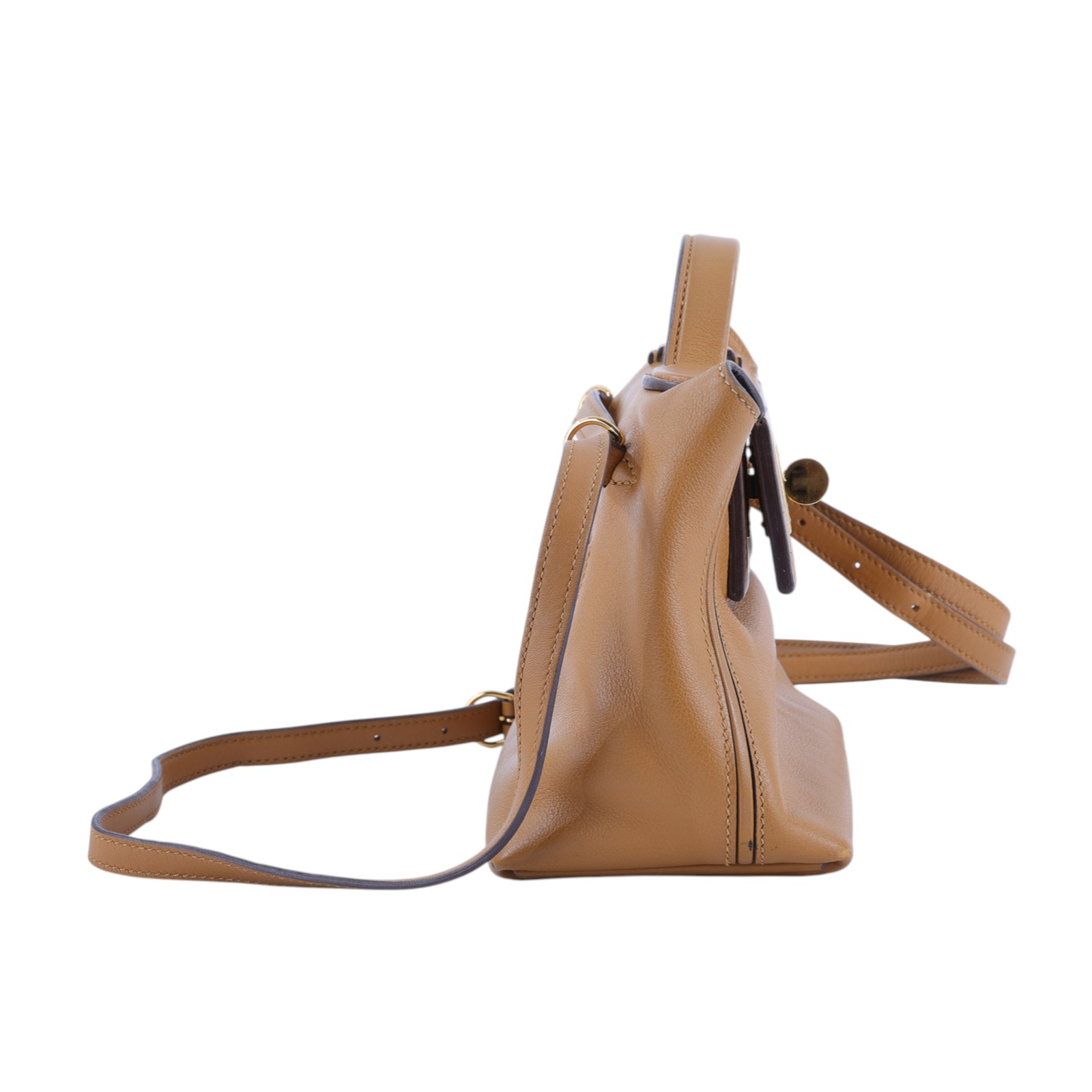 愛馬仕 Hermès 24/24 21 Mini 手提包 H082817CCAB H082817/U刻 焦糖24/24 MINI 原廠盒子/防塵袋/購買證明