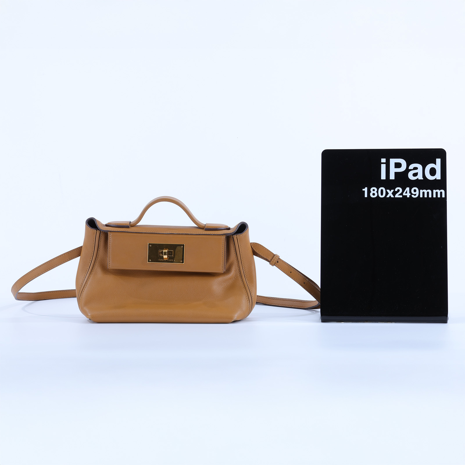 愛馬仕 Hermès 24/24 21 Mini 手提包 H082817CCAB H082817/U刻 焦糖24/24 MINI 原廠盒子/防塵袋/購買證明