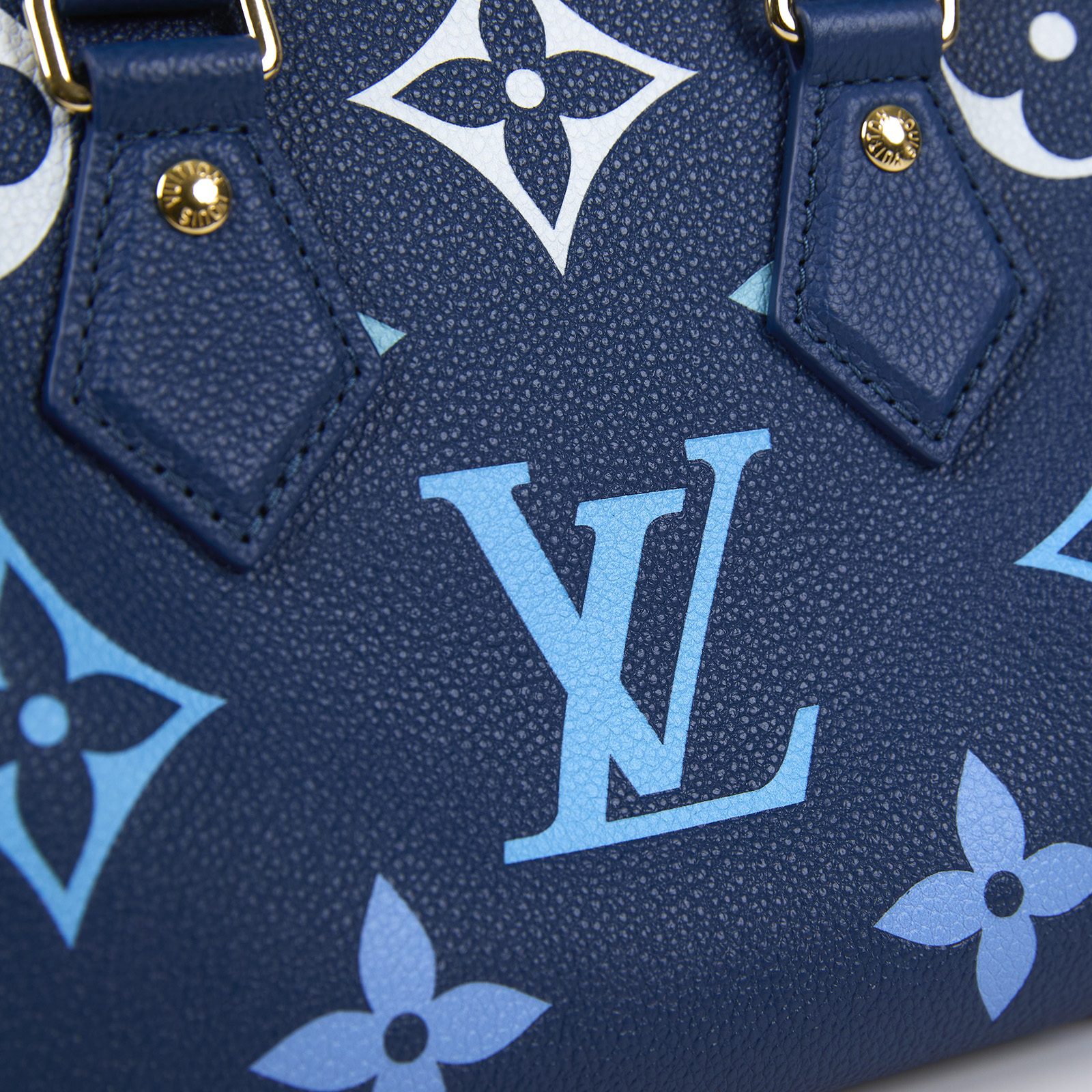 路易威登 LOUIS VUITTON Speedy Bandoulière  20 手提 斜背 波士頓包 漸變藍色 M46517 晶片款  原廠盒子/防塵袋/購買證明