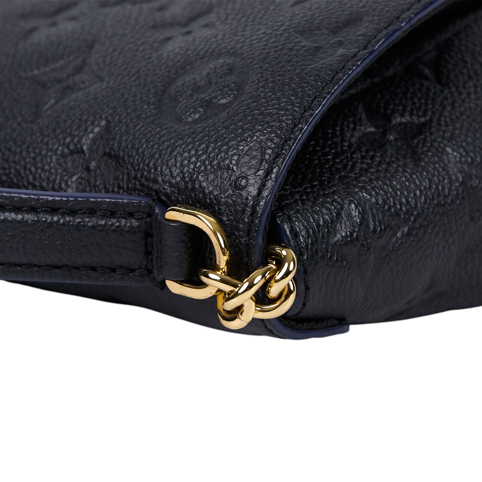 路易威登 LOUIS VUITTON Blanche BB 牛皮 壓紋 手提 肩背包 M43624 黑原花壓紋BLANCHE BB手提肩背包 無附屬品