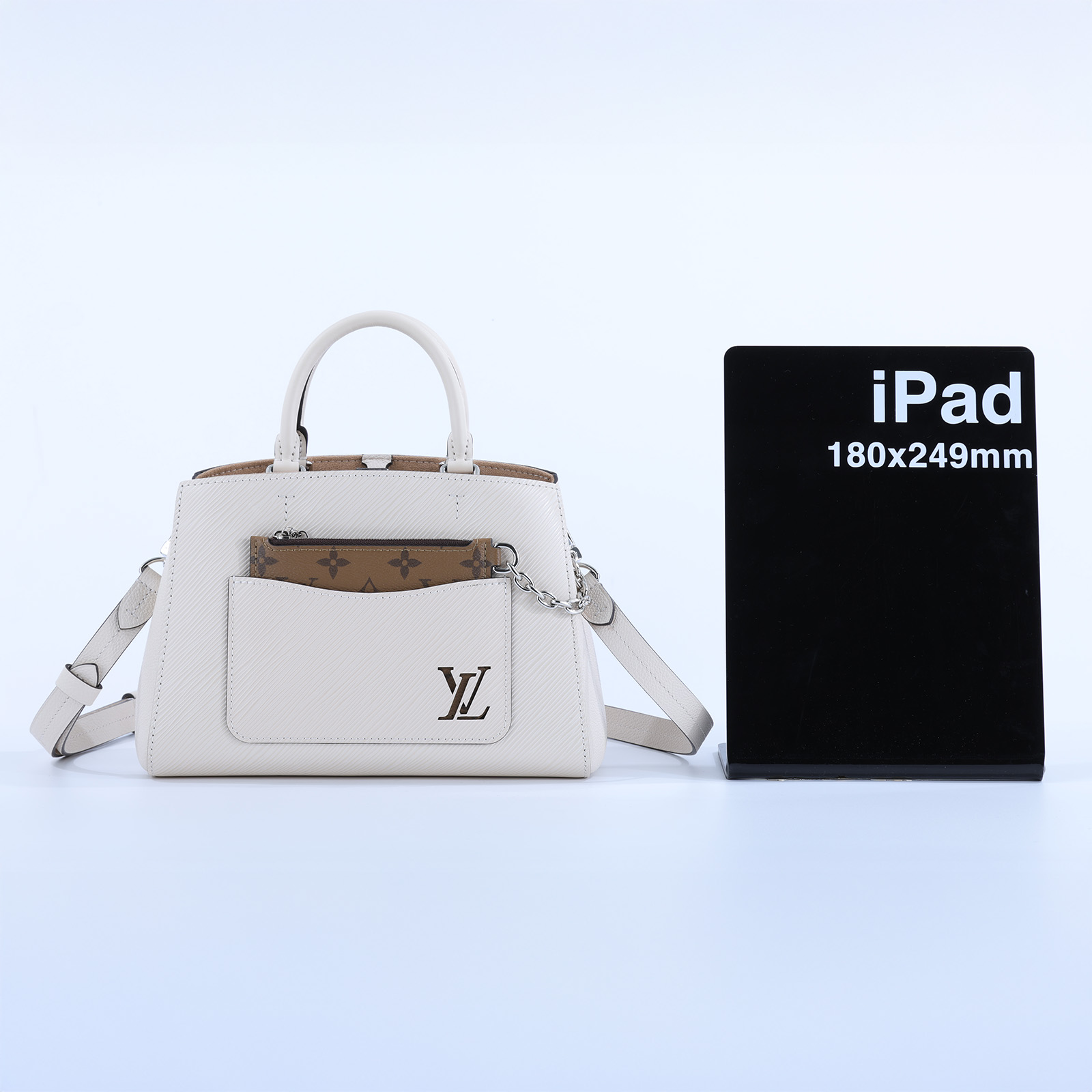 路易威登 LOUIS VUITTON Marelle Tote BB 手提包 石英白色 M20520 晶片款  防塵袋/購買證明影本/購買證明