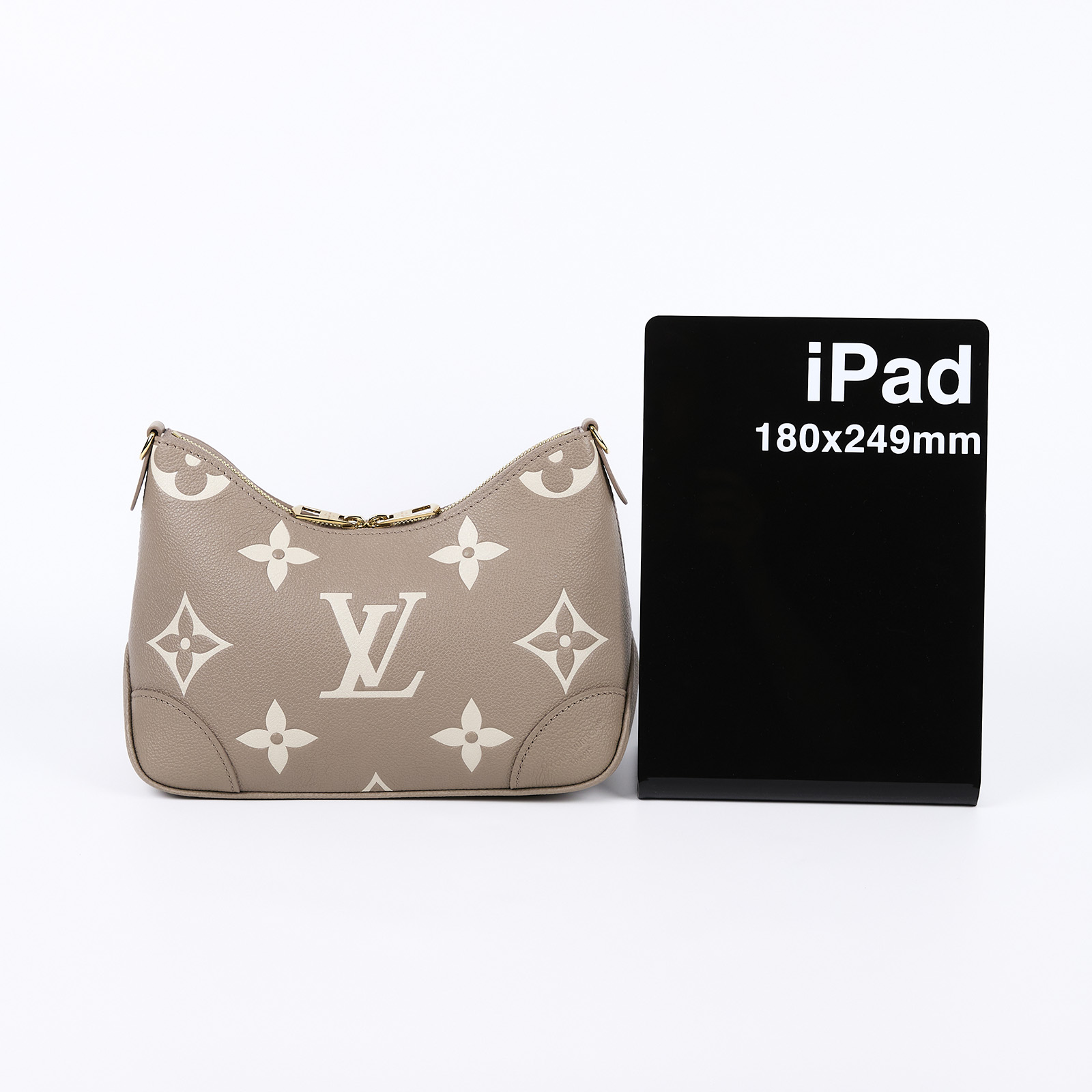 路易威登 LOUIS VUITTON Boulogne PM 牛角包 斑鳩灰色 奶油色 M13224 晶片款 斑鳩灰BOULOGNE PM 防塵袋/購買證明