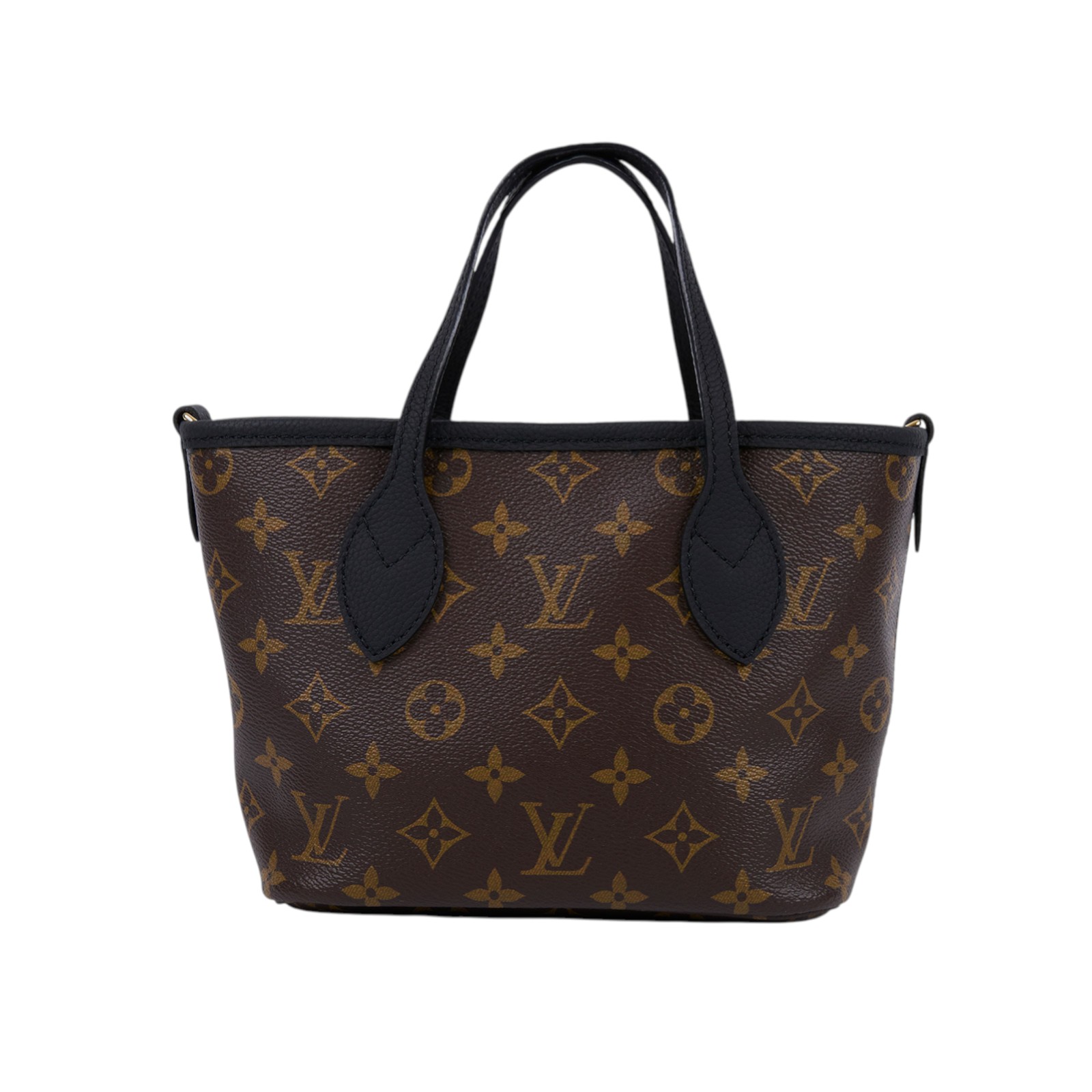 路易威登 LOUIS VUITTON 新款雙面設計 Neverfull Bandoulière Inside Out BB 托特包 黑色 M12099 晶片款  防塵袋