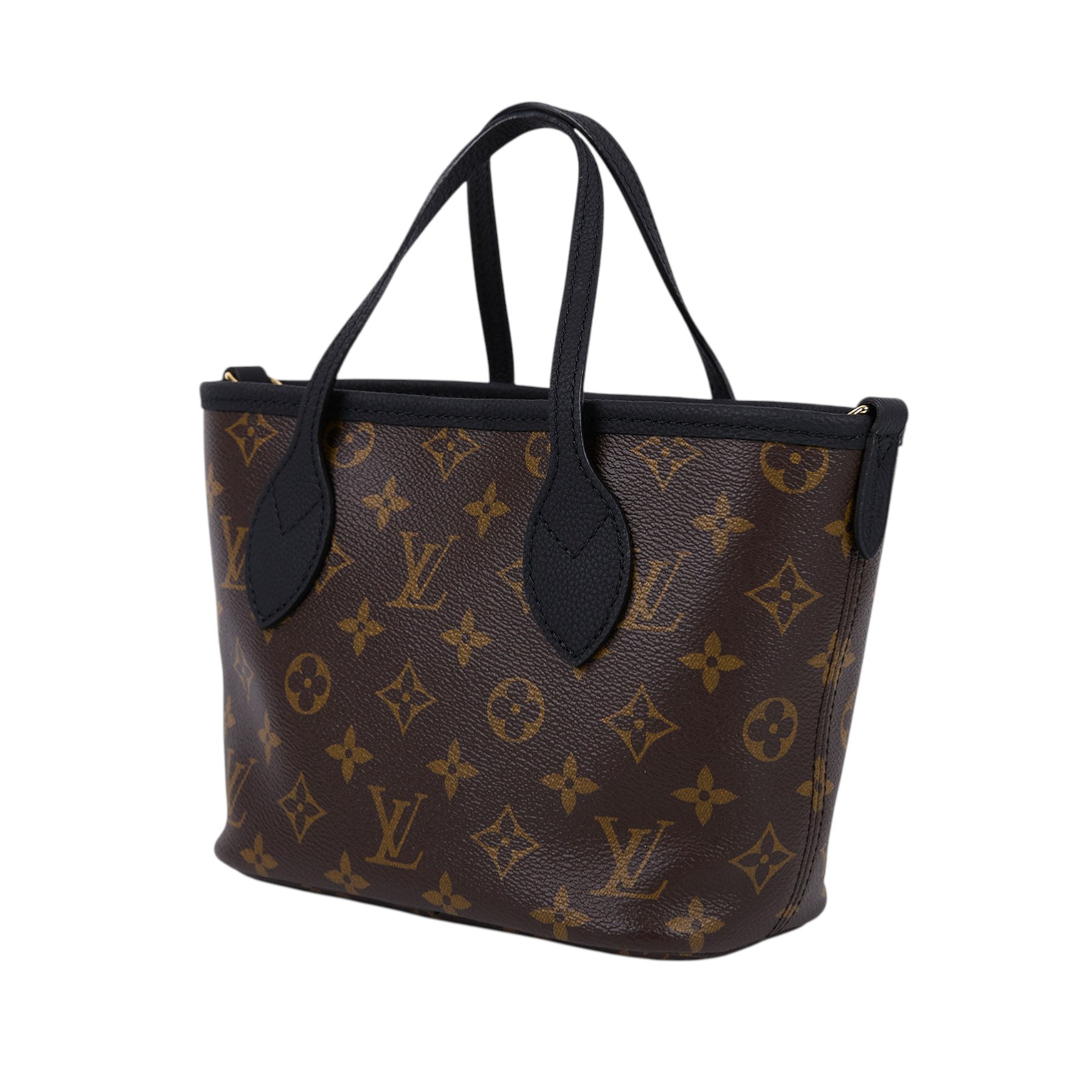 路易威登 LOUIS VUITTON 新款雙面設計 Neverfull Bandoulière Inside Out BB 托特包 黑色 M12099 晶片款  防塵袋
