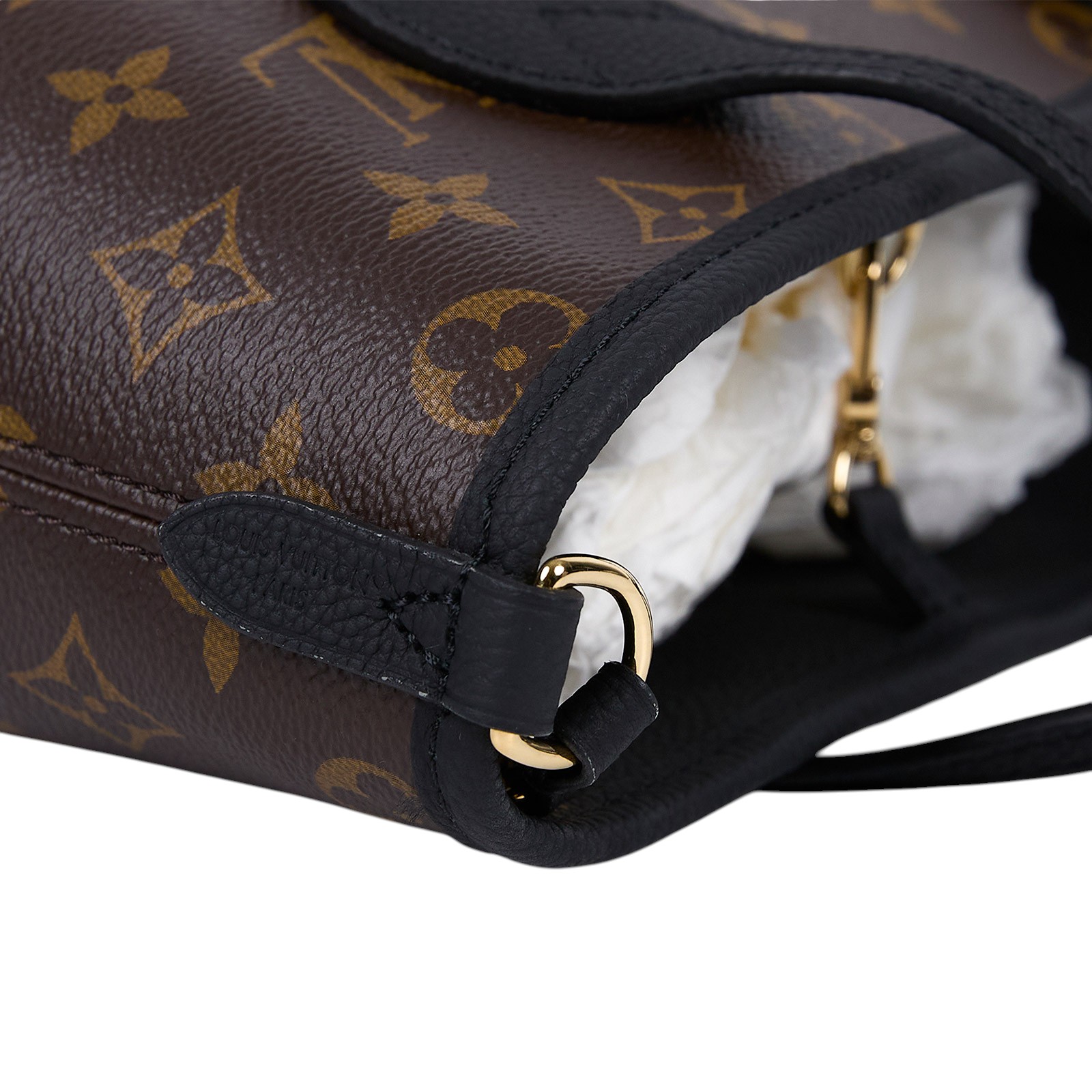 路易威登 LOUIS VUITTON 新款雙面設計 Neverfull Bandoulière Inside Out BB 托特包 黑色 M12099 晶片款  防塵袋