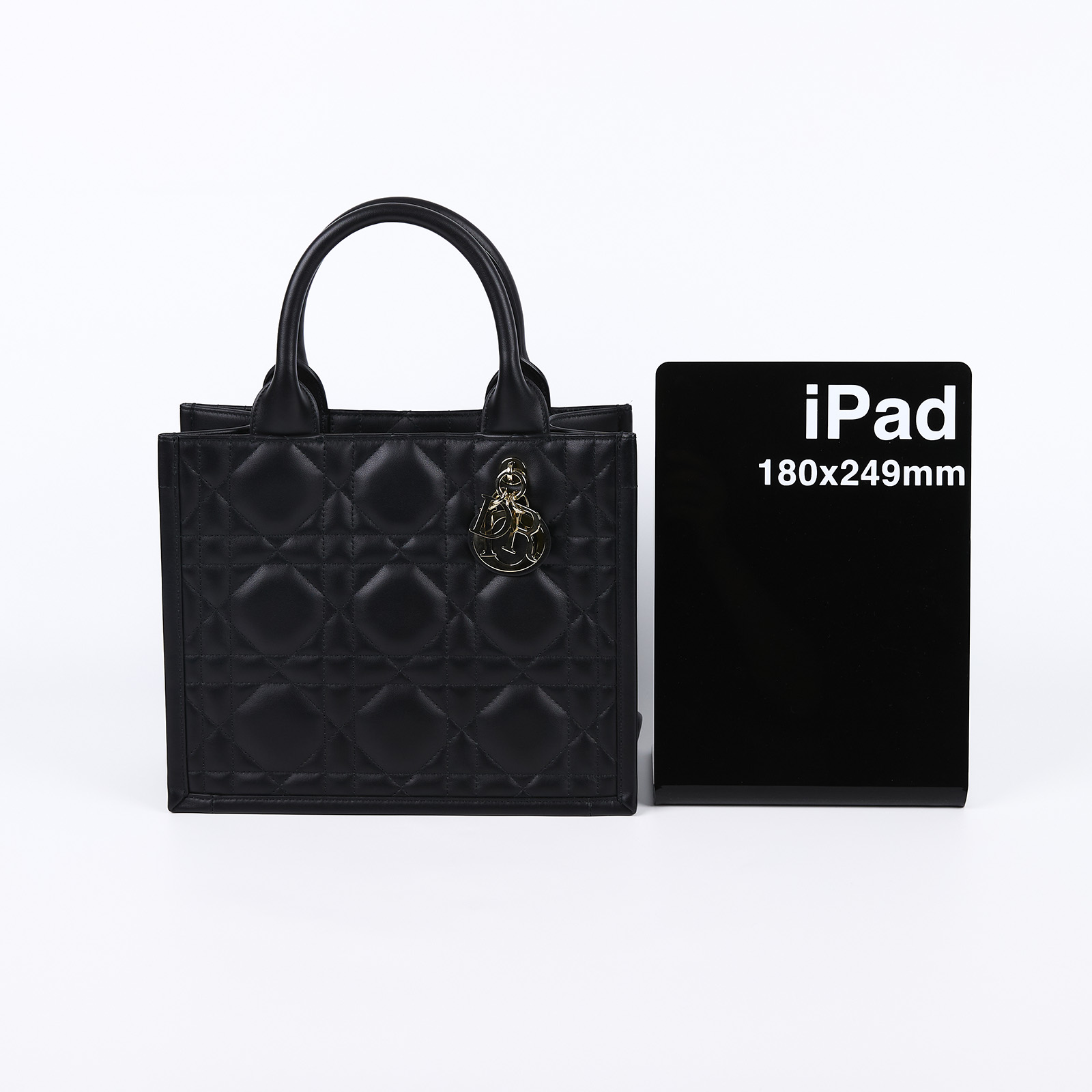 迪奧 CHRISTIAN DIOR Book Tote 小型 托特包 皮革 M1325OWHP 黑BOOKTOTE 小型 防塵袋/保證卡