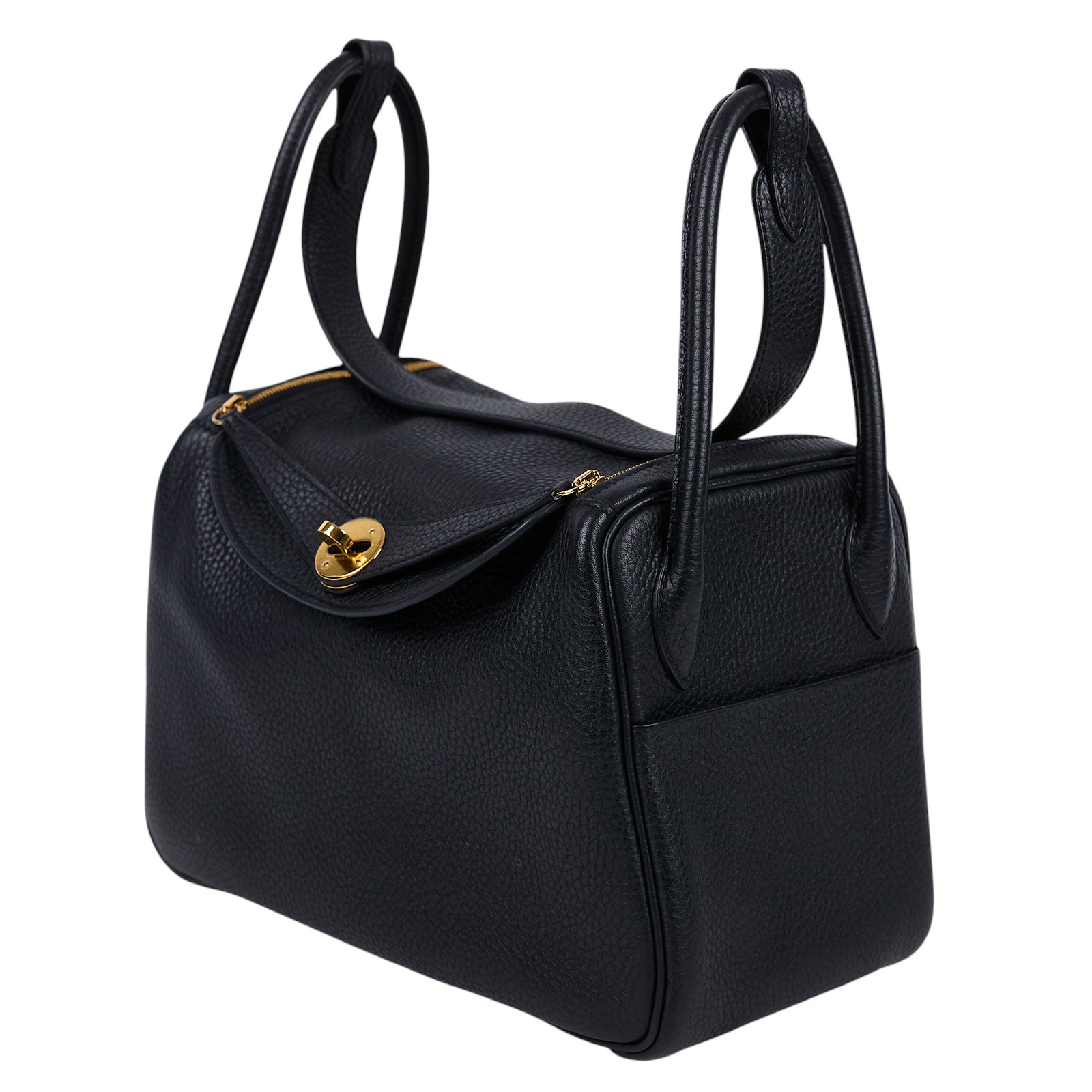 愛馬仕 Hermès Lindy 琳迪包 26 LD26 C刻 黑金釦LINDY26 無附屬品