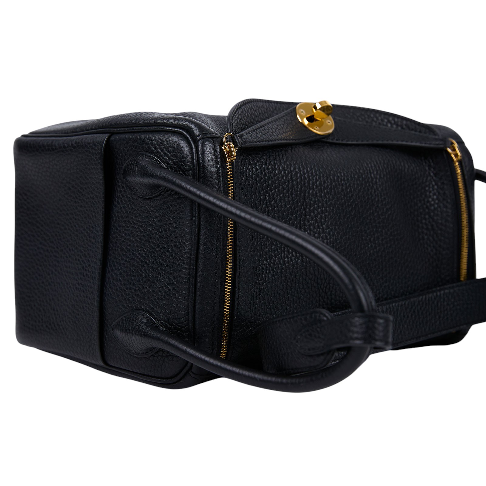 愛馬仕 Hermès Lindy 琳迪包 26 LD26 C刻 黑金釦LINDY26 無附屬品