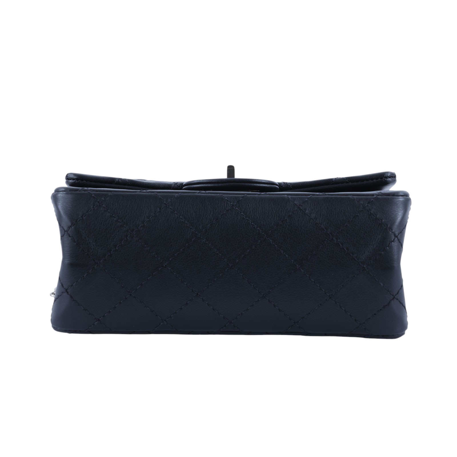 香奈兒 CHANEL 2.55 迷你 口蓋包 AS0874 Y04634 晶片款 黑銀2.55 MINI 防塵袋