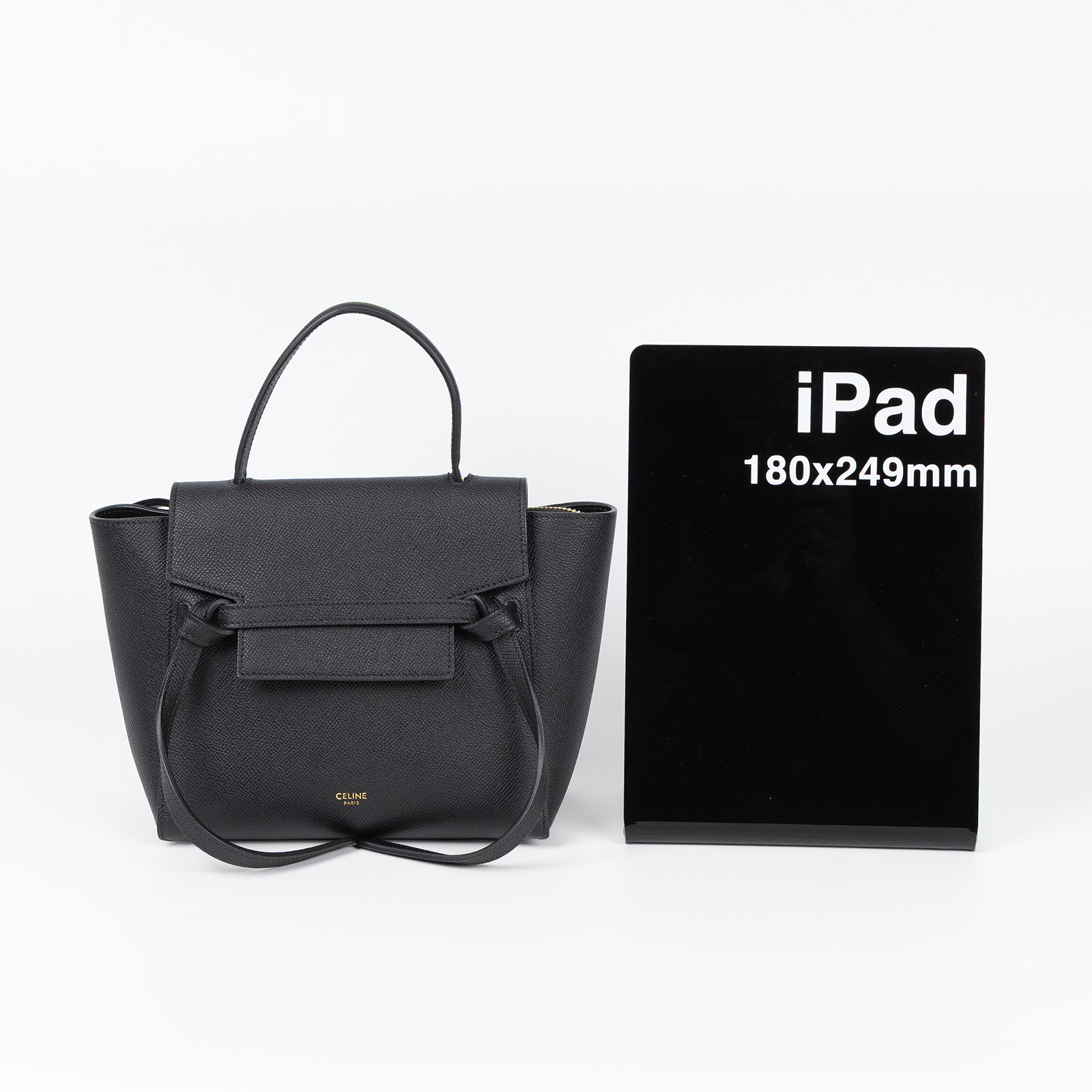 思琳 CELINE 珠地小牛皮 袖珍型 Belt 手袋 189003ZVA 黑 BELT BAG鯰魚包NANO 防塵袋