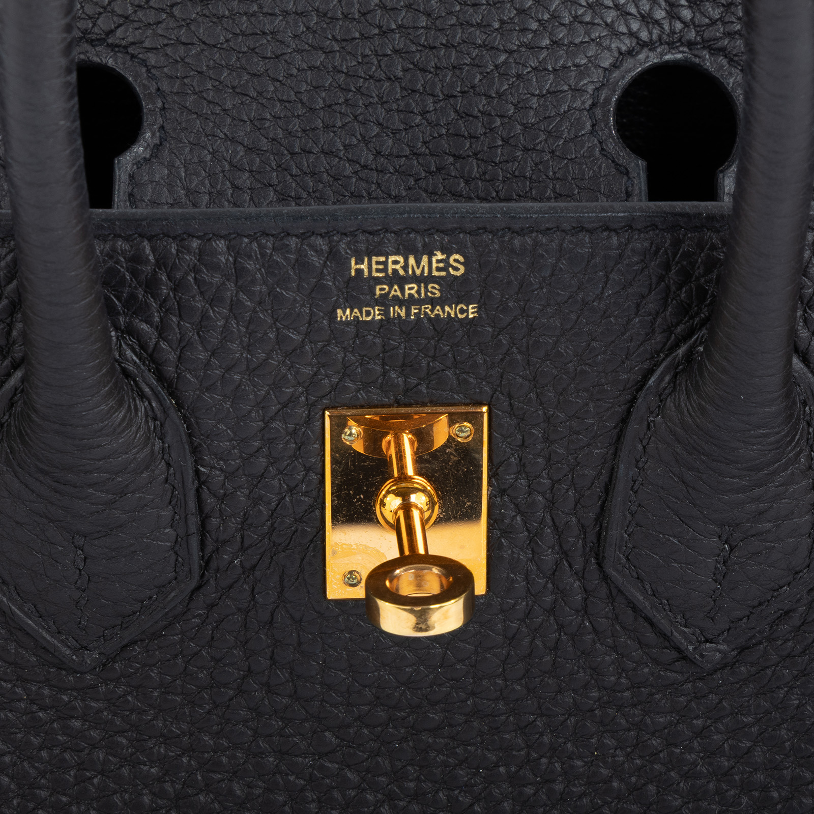 愛馬仕 Hermès Birkin Bag 柏金包 25 金色五金 黑色 H057208CD89 H057208/Y刻  原廠盒子/防塵袋/鎖組/雨衣