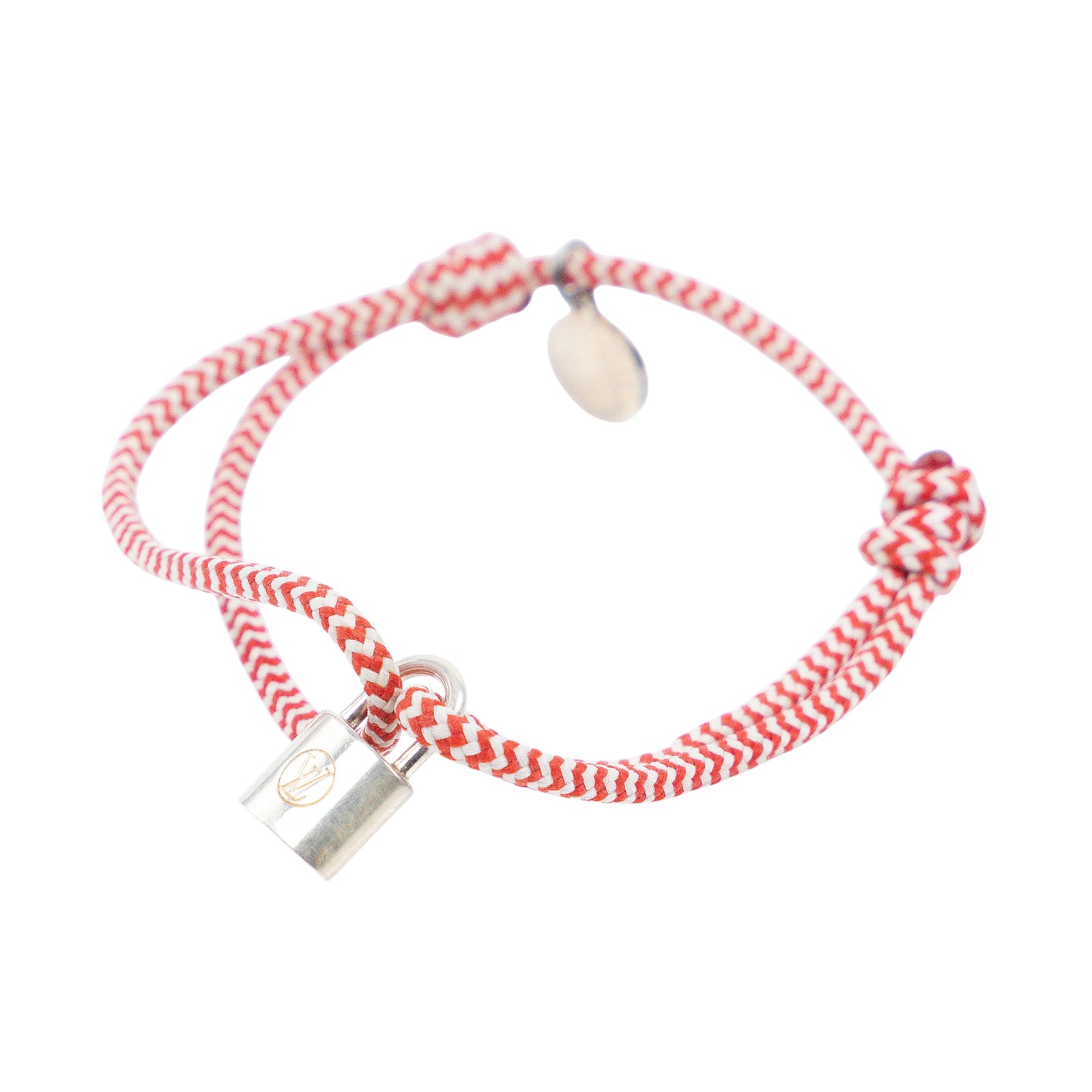 路易威登 LOUIS VUITTON Silver Lockit 純銀 手鍊 Q95705 純銀LOCKIT手環 原廠盒子/防塵袋/購買證明