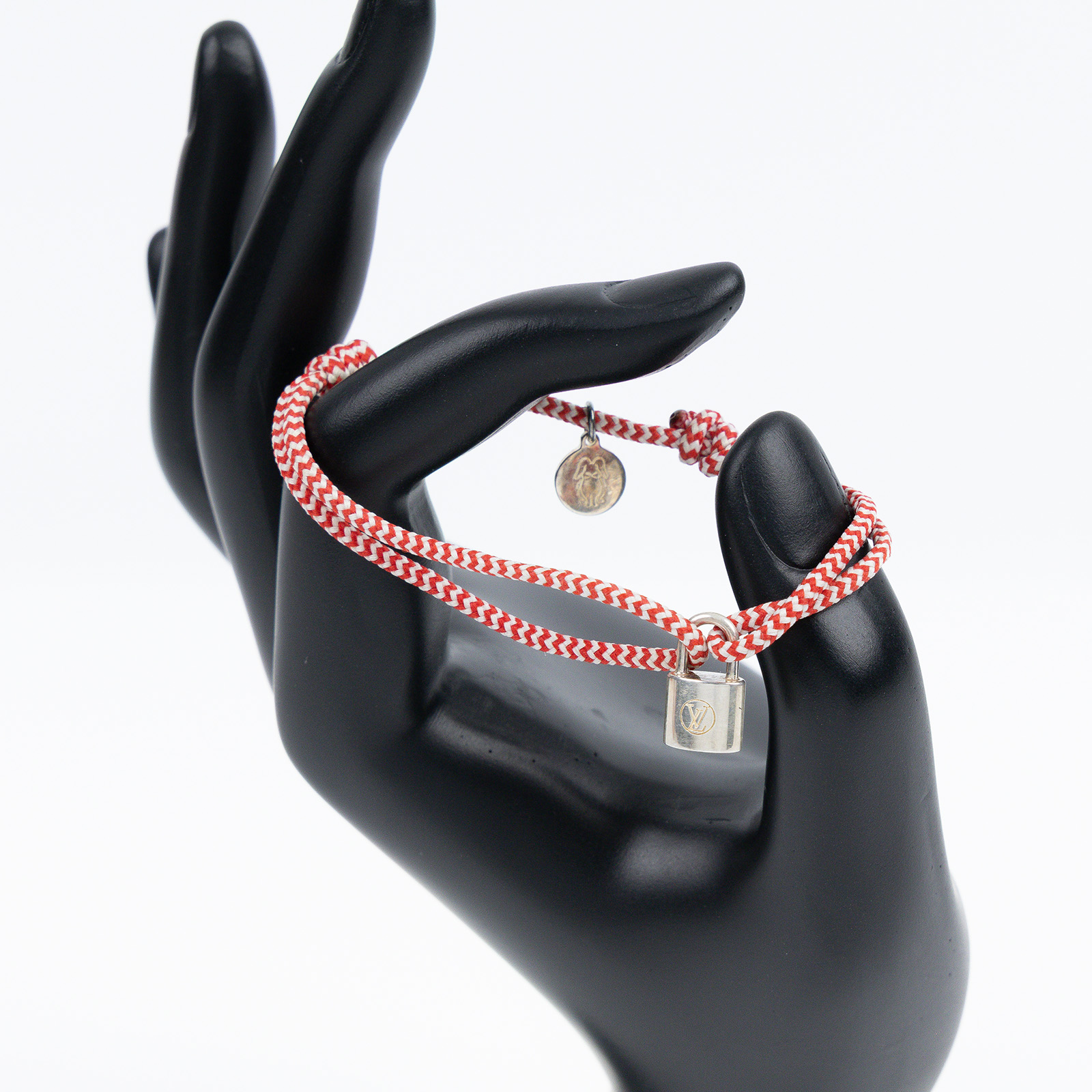 路易威登 LOUIS VUITTON Silver Lockit 純銀 手鍊 Q95705 純銀LOCKIT手環 原廠盒子/防塵袋/購買證明