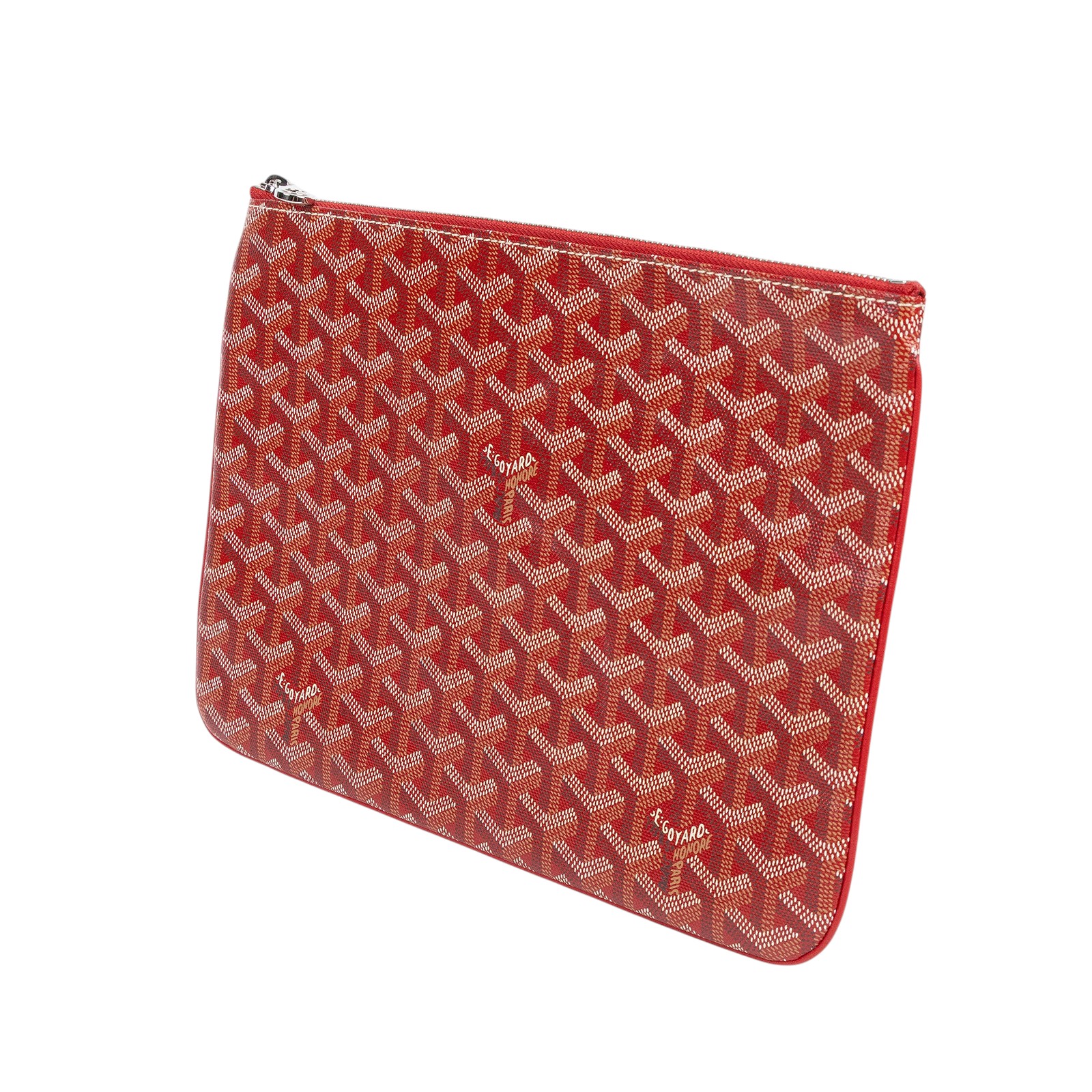 高雅德 GOYARD Senat Pouch GM 手拿包 SENAT2GMLTY 紅色SENAT 手拿包 GM 原廠盒子