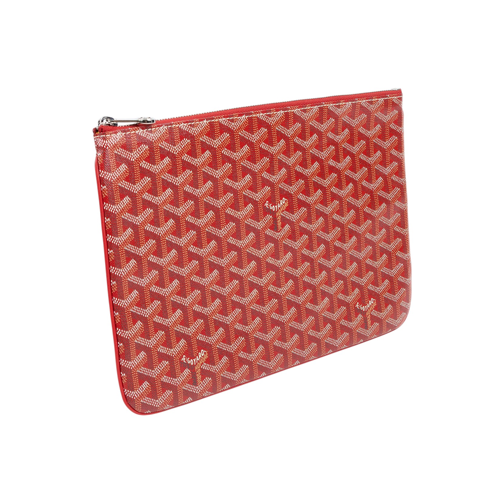 高雅德 GOYARD Senat Pouch GM 手拿包 SENAT2GMLTY 紅色SENAT 手拿包 GM 原廠盒子