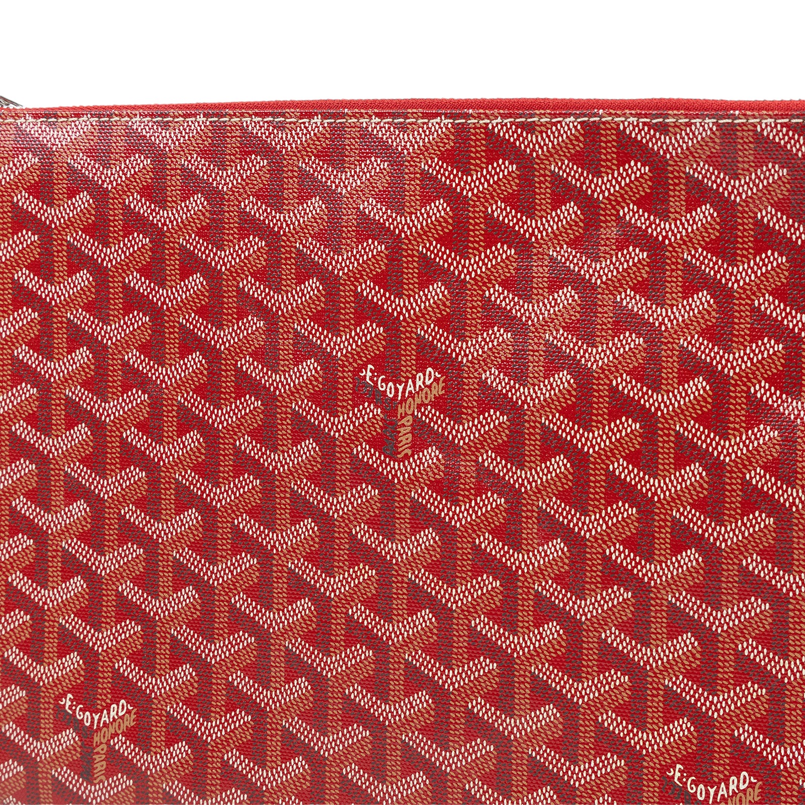 高雅德 GOYARD Senat Pouch GM 手拿包 SENAT2GMLTY 紅色SENAT 手拿包 GM 原廠盒子