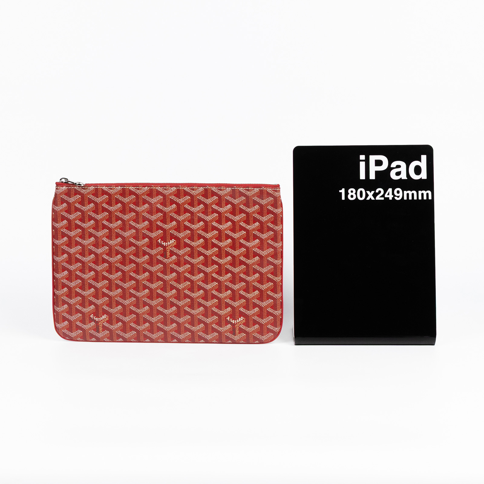 高雅德 GOYARD Senat Pouch GM 手拿包 SENAT2GMLTY 紅色SENAT 手拿包 GM 原廠盒子