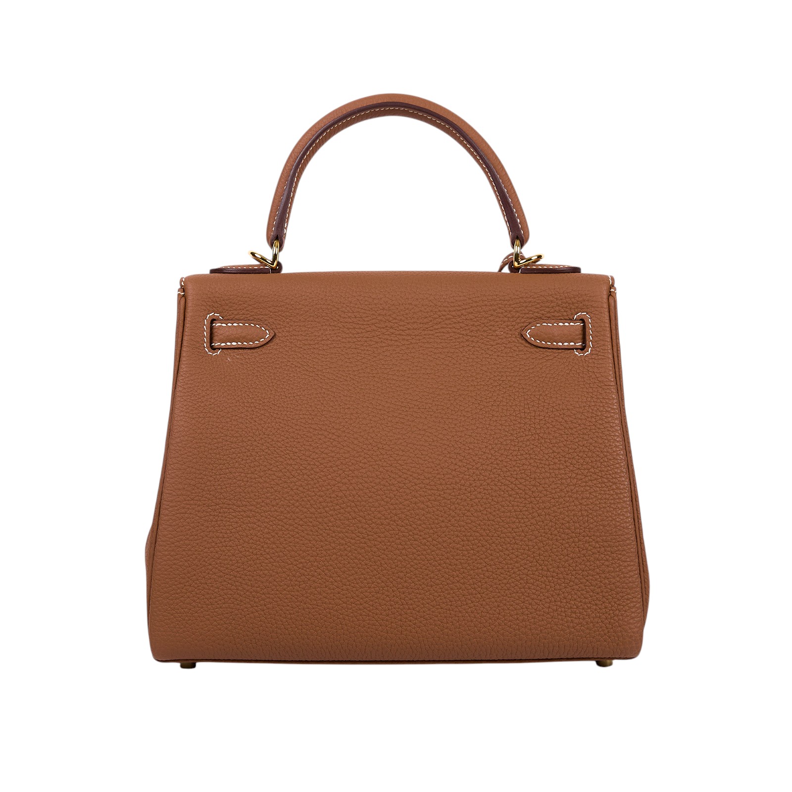愛馬仕 Hermes Kelly Bag 凱莉包 25 金棕 金色五金 H044624CC37 H044624CC37/BGN521 B刻  原廠盒子/防塵袋/台灣購買證明