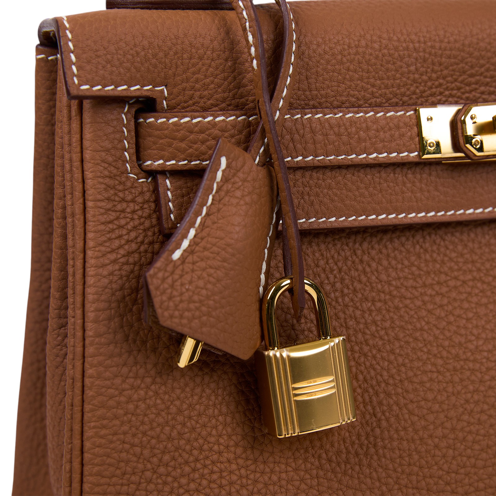 愛馬仕 Hermes Kelly Bag 凱莉包 25 金棕 金色五金 H044624CC37 H044624CC37/BGN521 B刻  原廠盒子/防塵袋/台灣購買證明