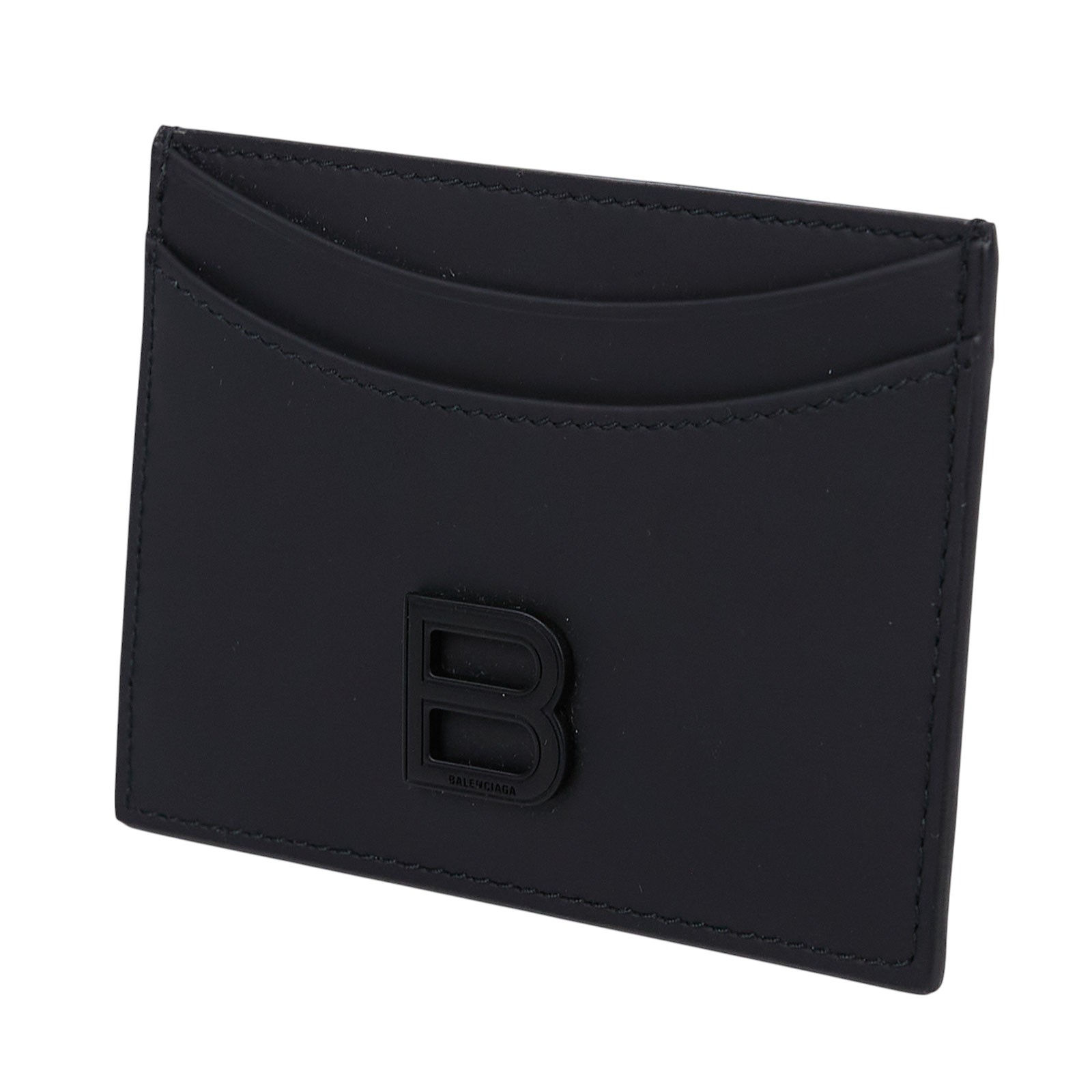 巴黎世家 BALENCIAGA Hourglass 卡片夾 6373702AAN7 黑卡包 原廠盒子/防塵袋/購買證明