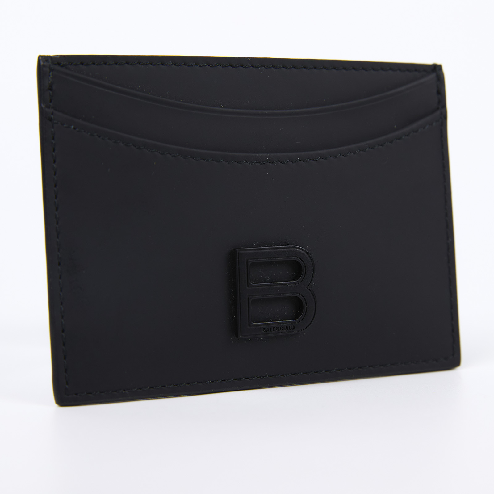 巴黎世家 BALENCIAGA Hourglass 卡片夾 6373702AAN7 黑卡包 原廠盒子/防塵袋/購買證明