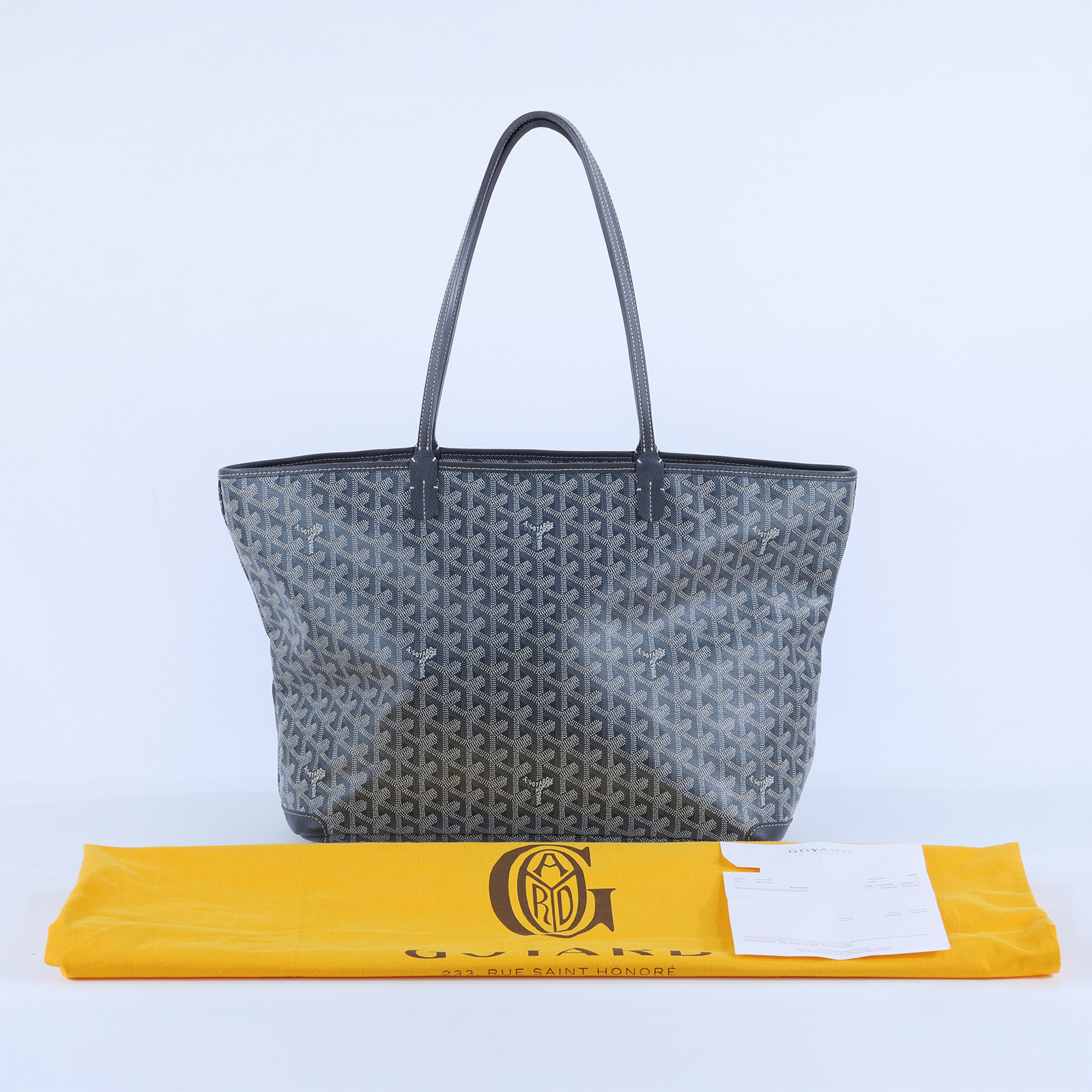 高雅德 GOYARD Artois MM Bag 托特包 ARTOISMMLTY 灰ARTOIS MM 防塵袋/購買證明