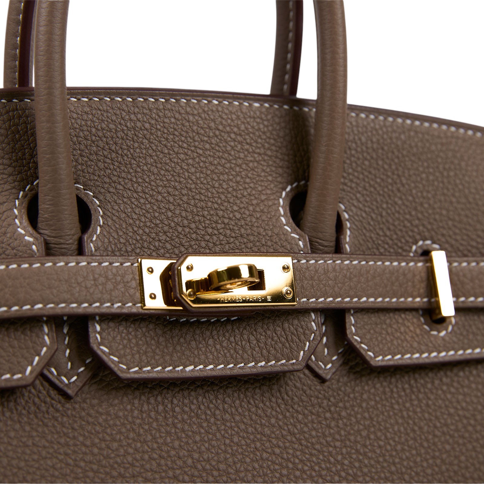 愛馬仕 Hermès Birkin Bag 柏金包 25 大象灰 H041344CC18 H041344/W刻  原廠盒子/防塵袋/鎖組/購買證明影本