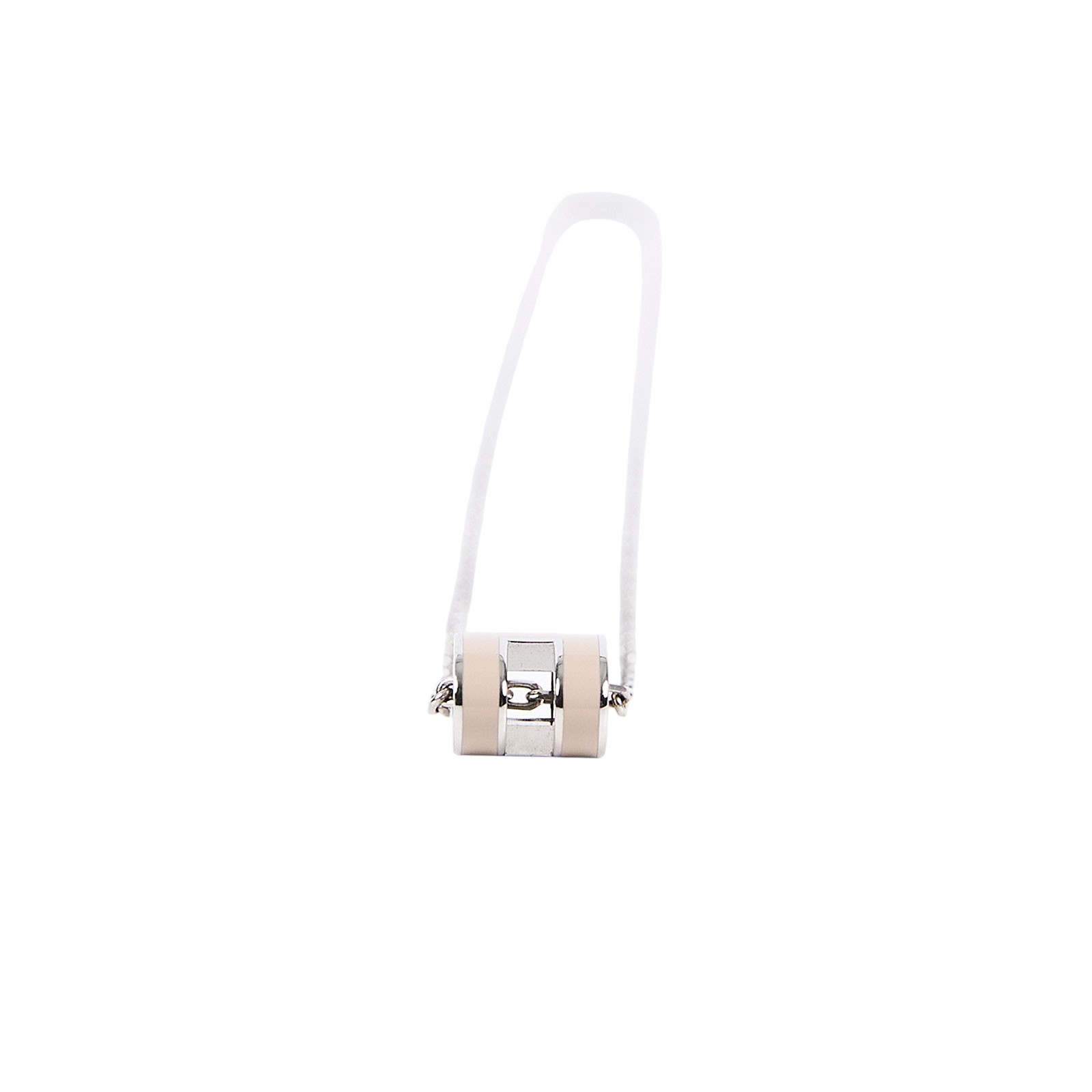 愛馬仕 Hermès Mini Pop H 耳釘 淺褐色 H608002FP55  灰銀MINI POP項鍊 原廠盒子