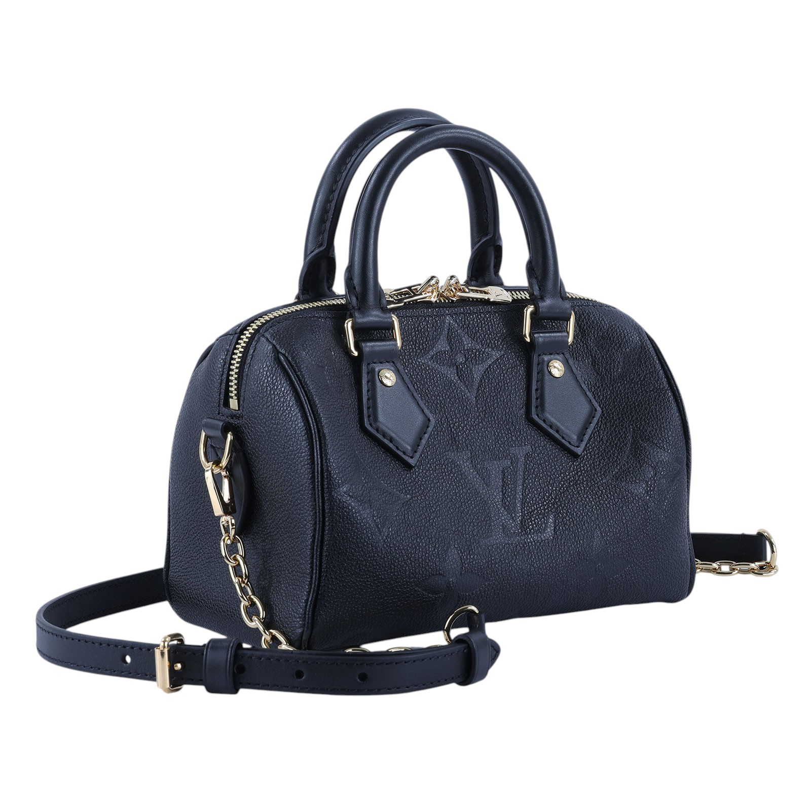 路易威登 LOUIS VUITTON Speedy Bandoulière  20 Noir 手提 斜背 波士頓包 M58953 晶片款  防塵袋/鎖組/韓國購買證明