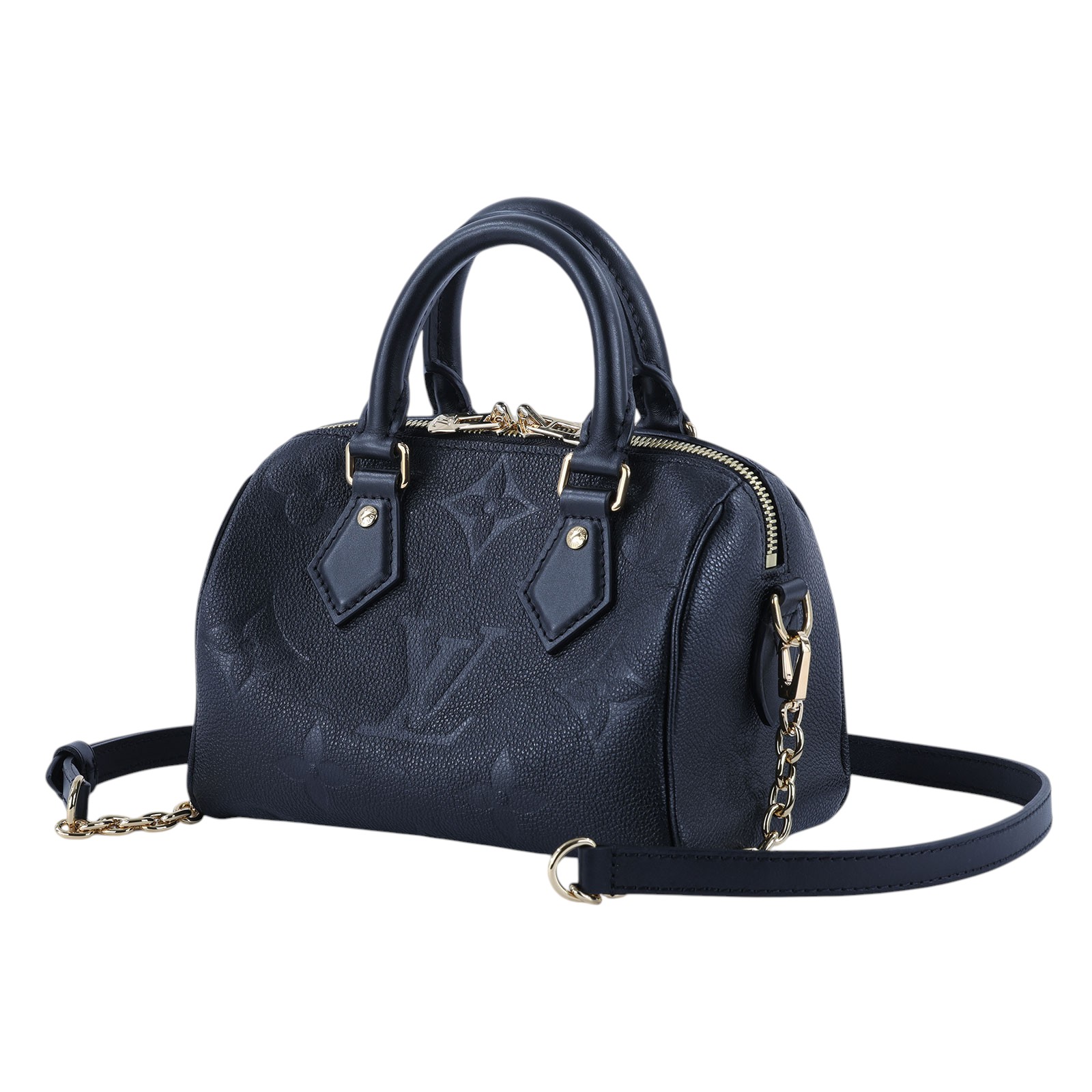 路易威登 LOUIS VUITTON Speedy Bandoulière  20 Noir 手提 斜背 波士頓包 M58953 晶片款  防塵袋/鎖組/韓國購買證明