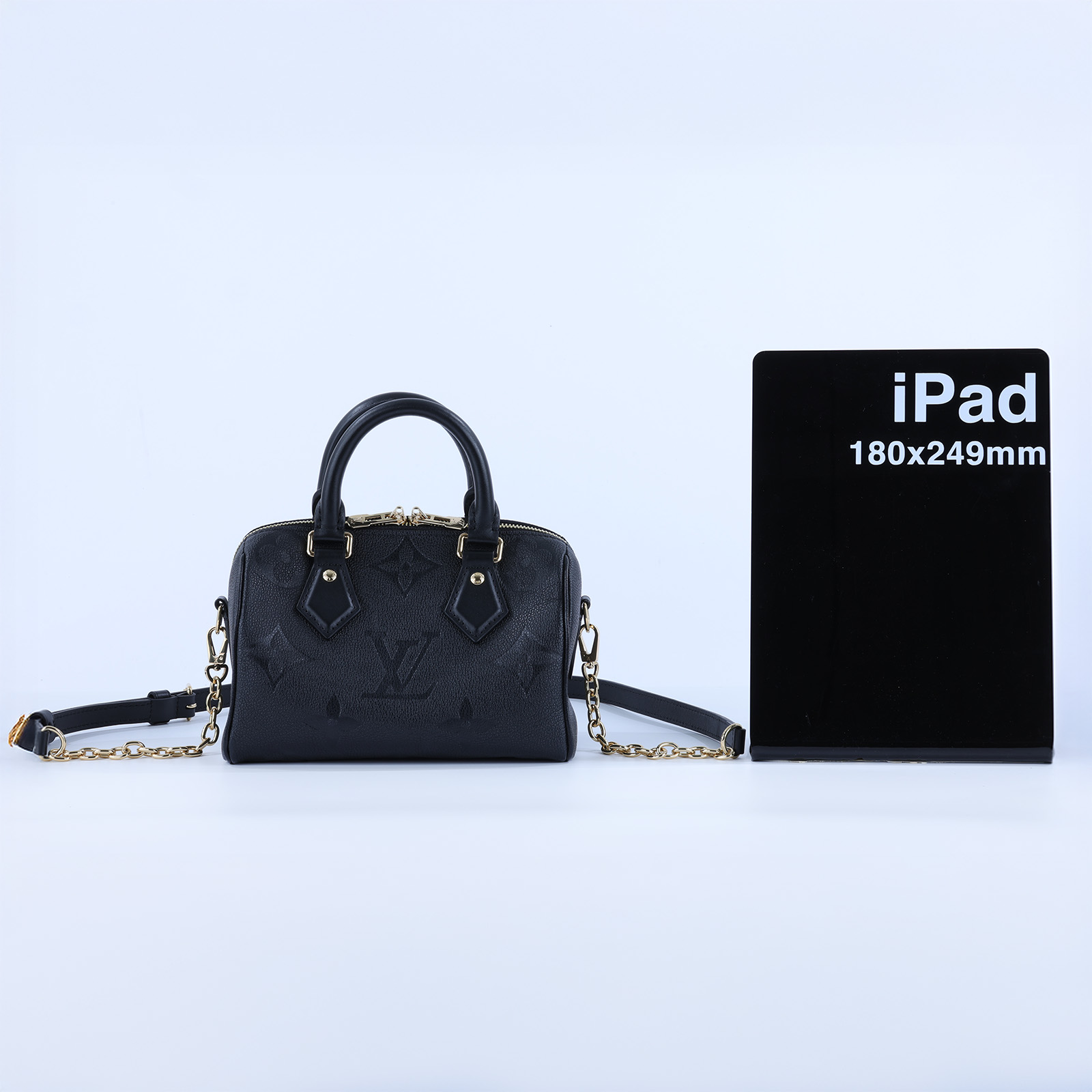 路易威登 LOUIS VUITTON Speedy Bandoulière  20 Noir 手提 斜背 波士頓包 M58953 晶片款  防塵袋/鎖組/韓國購買證明