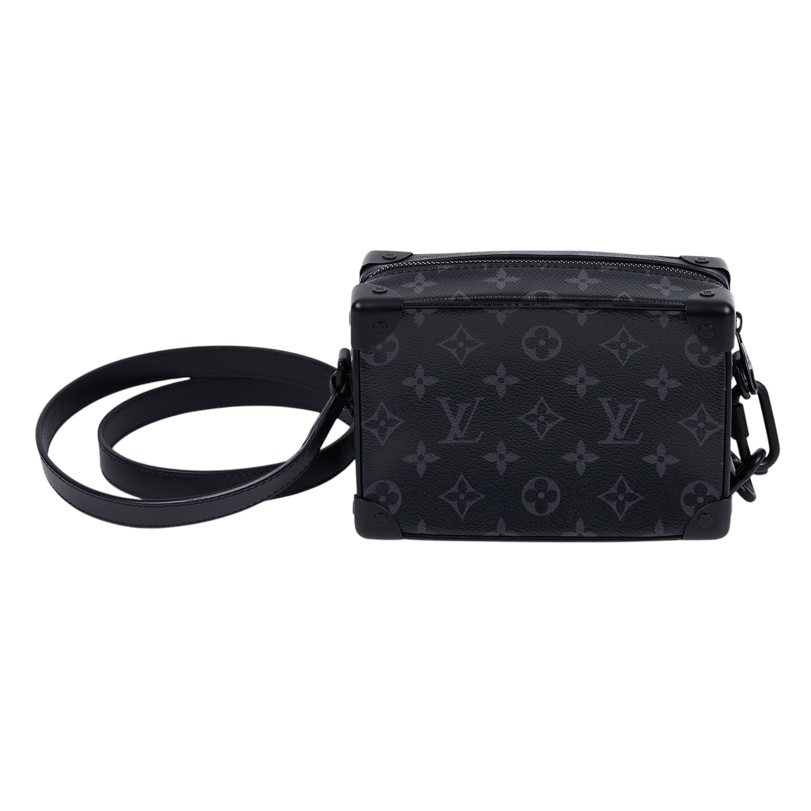 路易威登 LOUIS VUITTON Mini Soft Trunk 迷你 隨身包 黑色 M44735 晶片款 黑原花MINI SOFT TRUNK 防塵袋